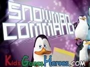 Play The Penguins of Madagascar - Snowman Command