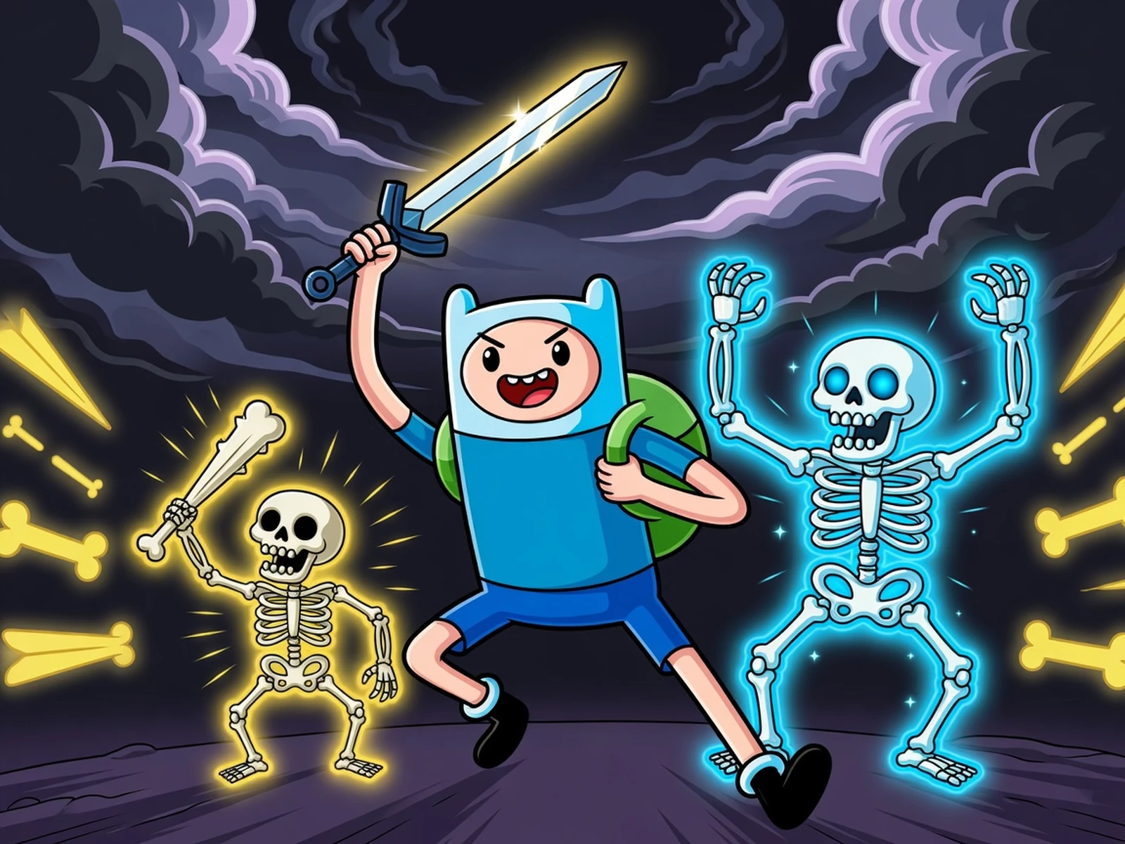 Adventure Time - Finn & Bones Icon