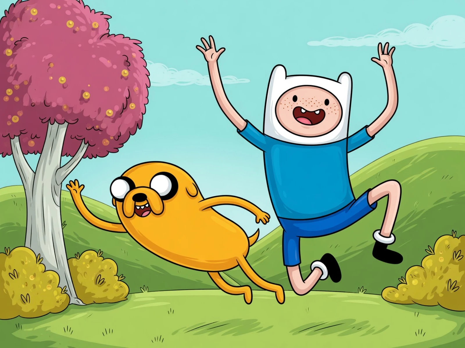 Play Adventure Time - Jumping Finn