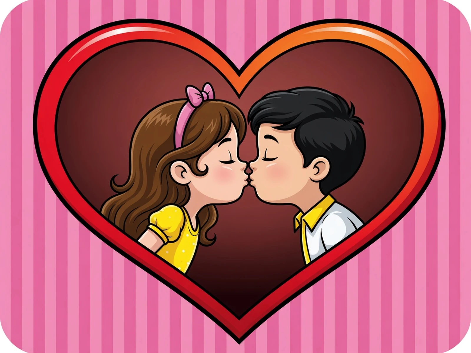 Angelina and Brad Kissing Icon