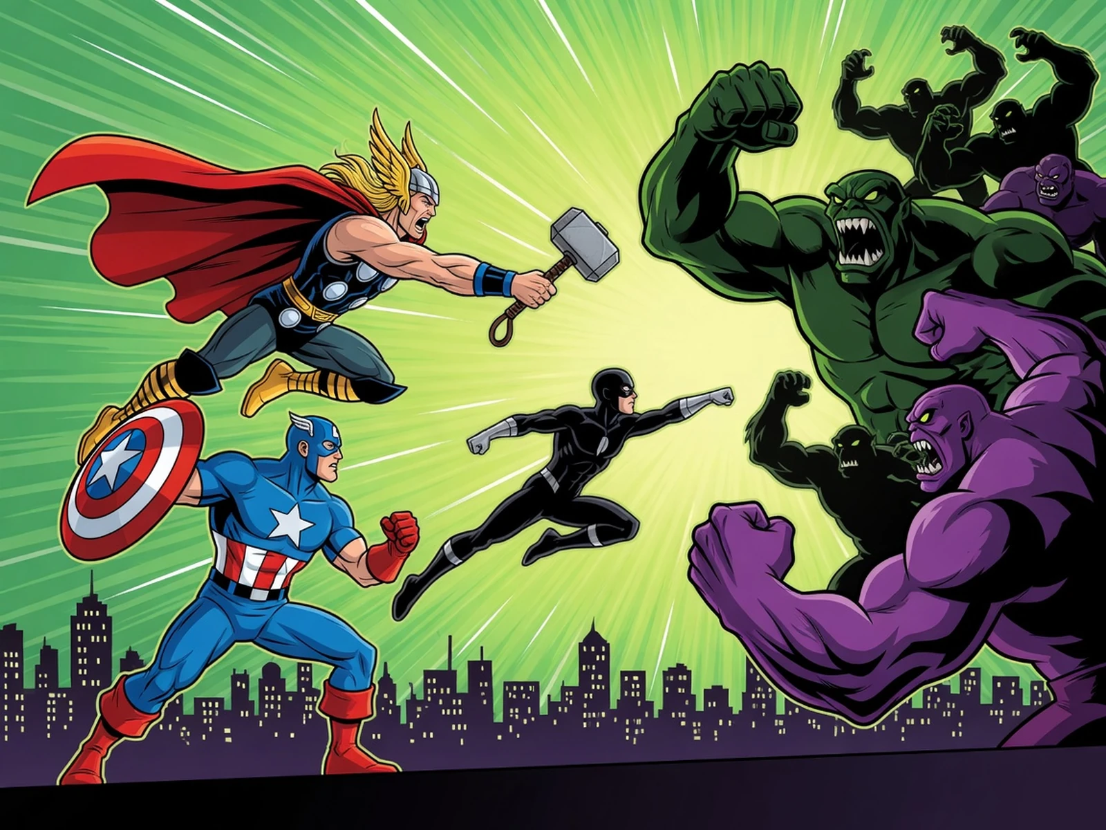 Avengers vs Gamma Monsters Icon