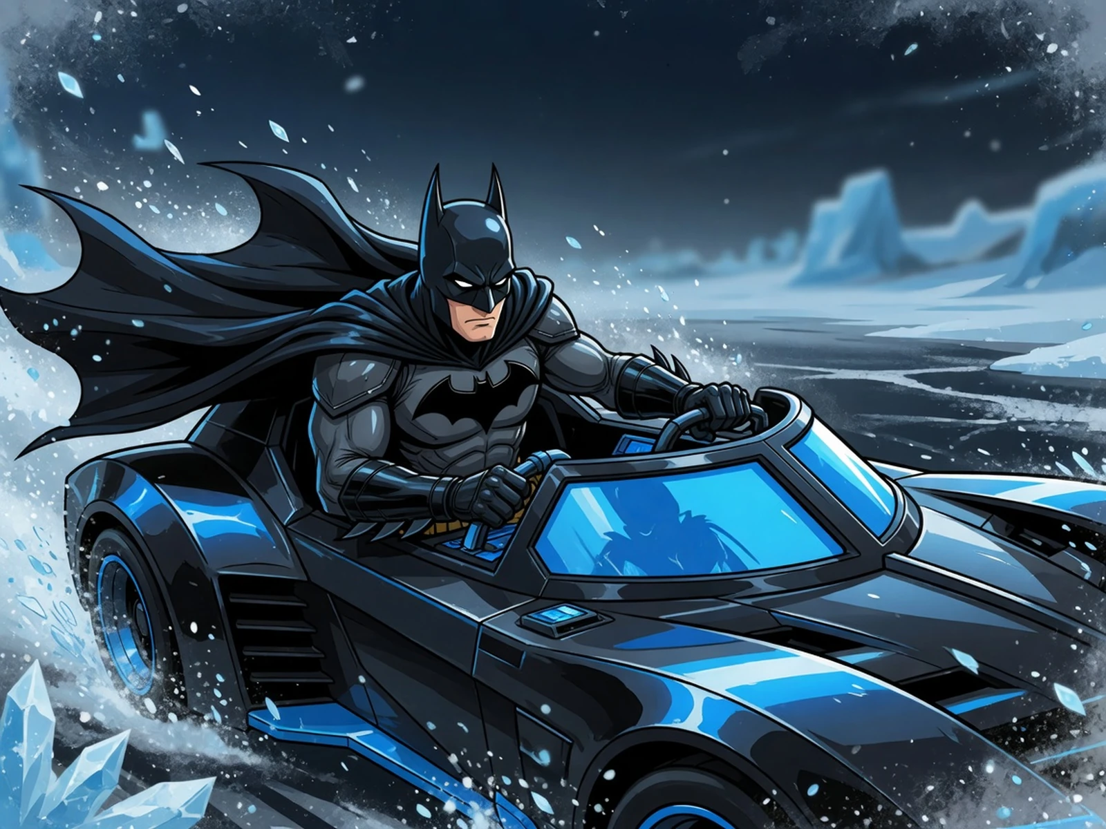 Play Batman Ice Cold Getaway
