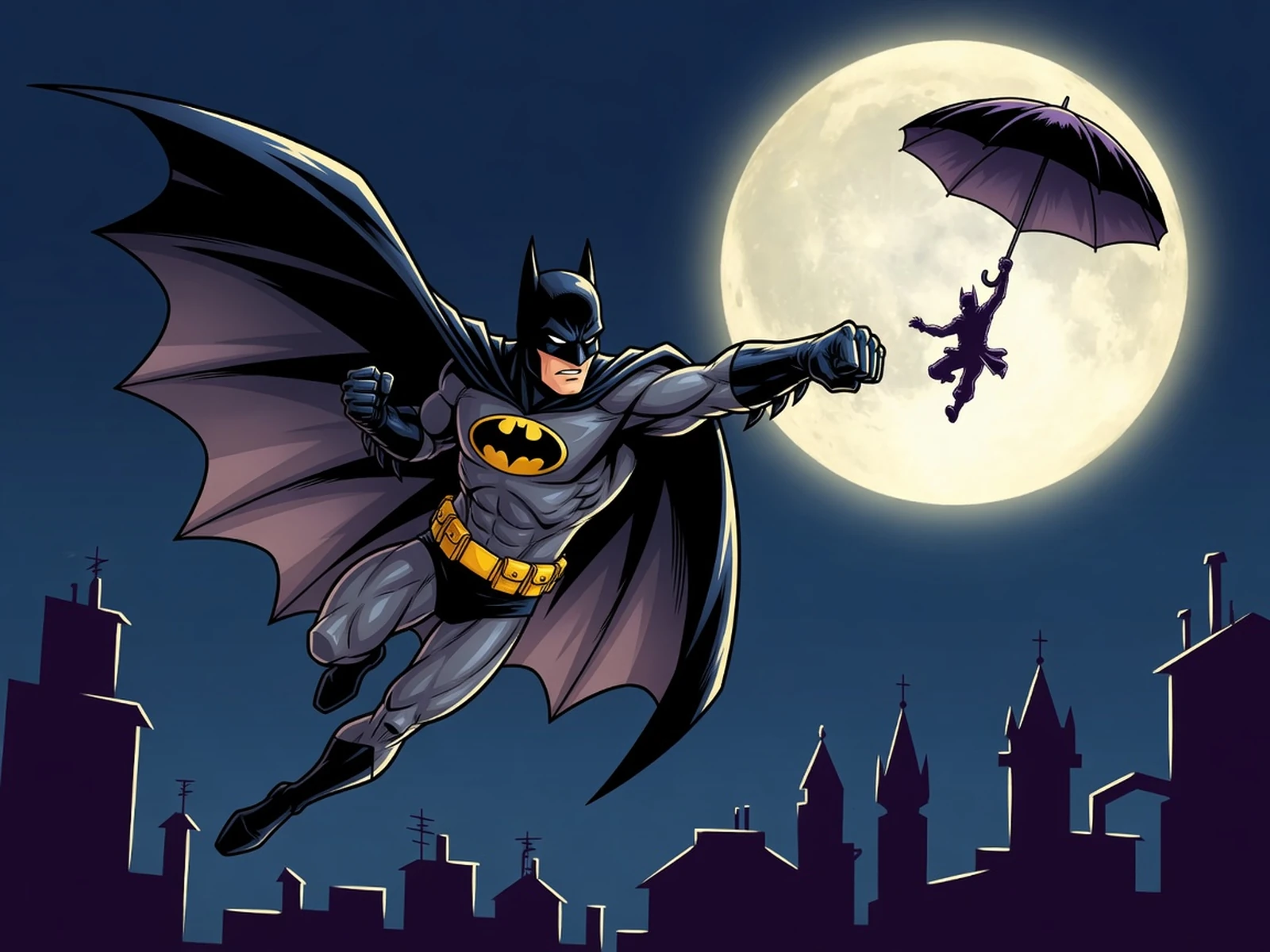 Play Batman - Night Sky Defender