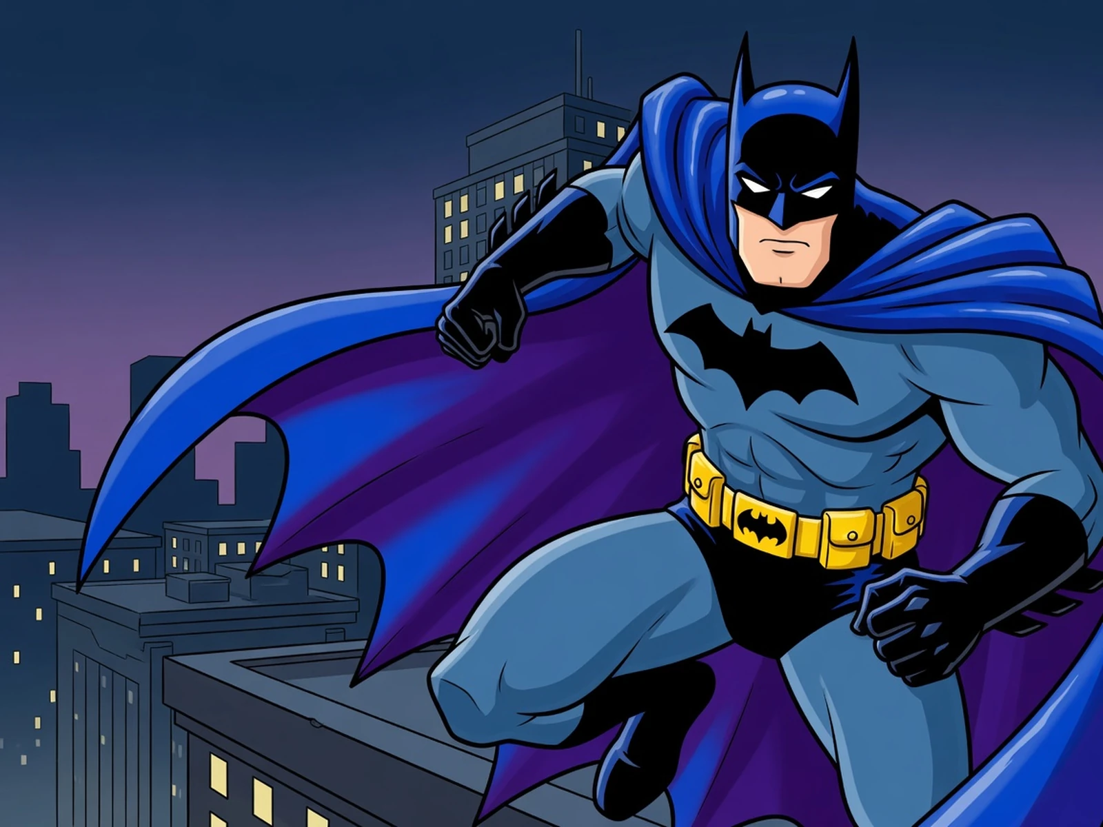 Play Batman: The Rooftop Caper