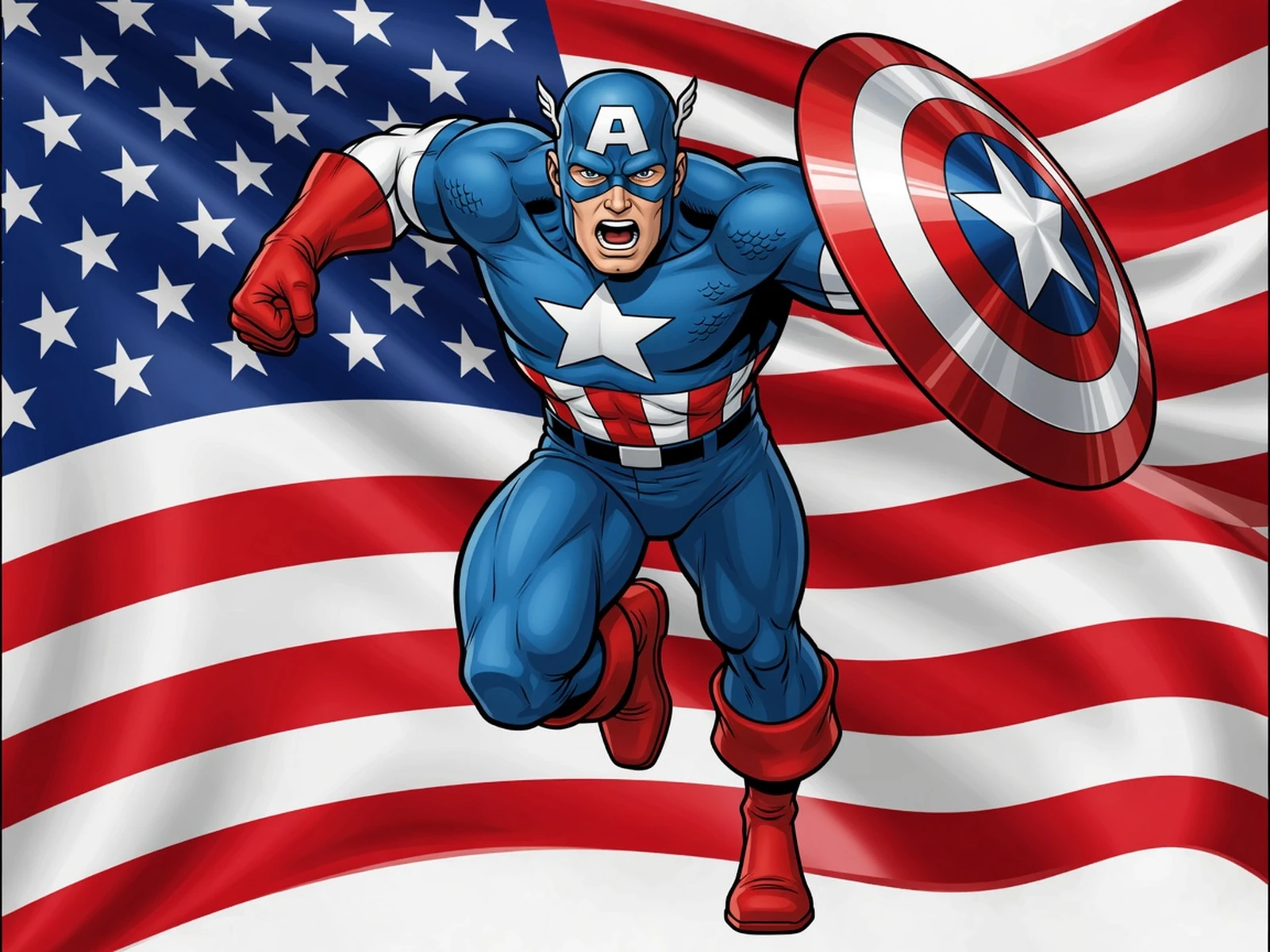 Play Captain America - Animation
