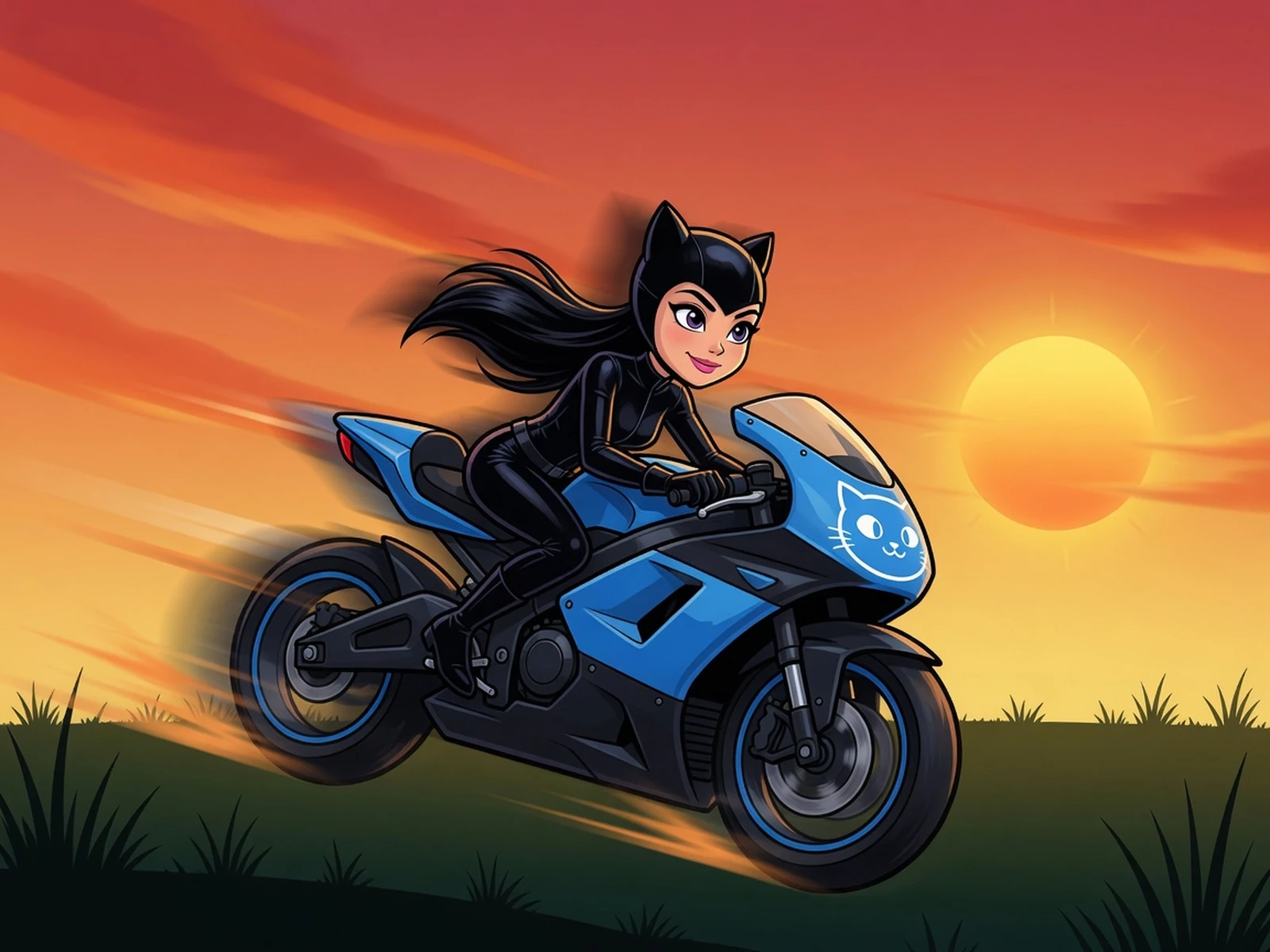 Catwoman - Bike Icon