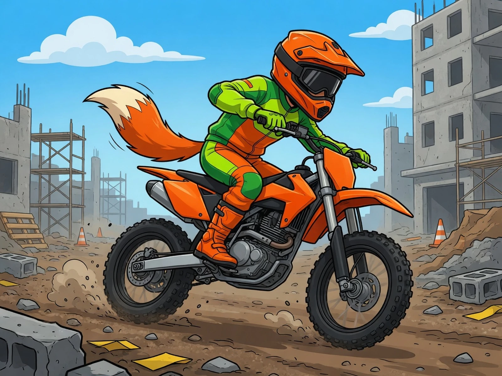 Play Construction Yard Bike