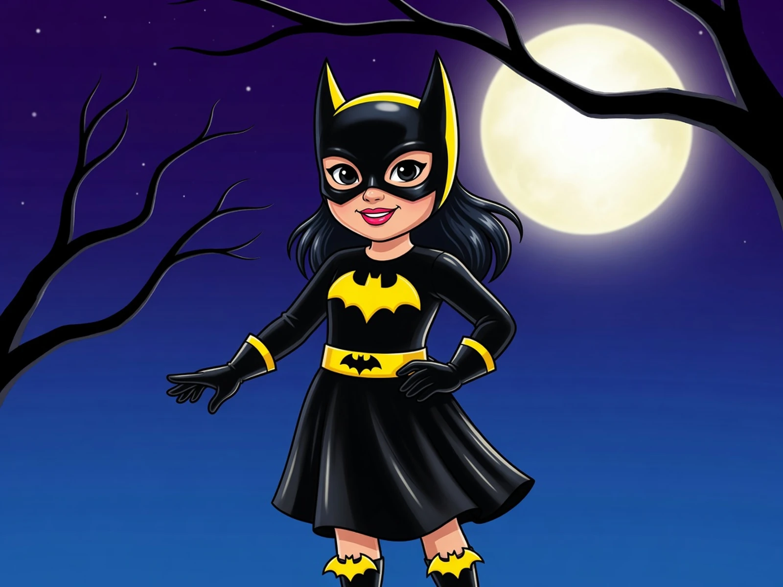 Dark Bat Fashion Heroes Icon