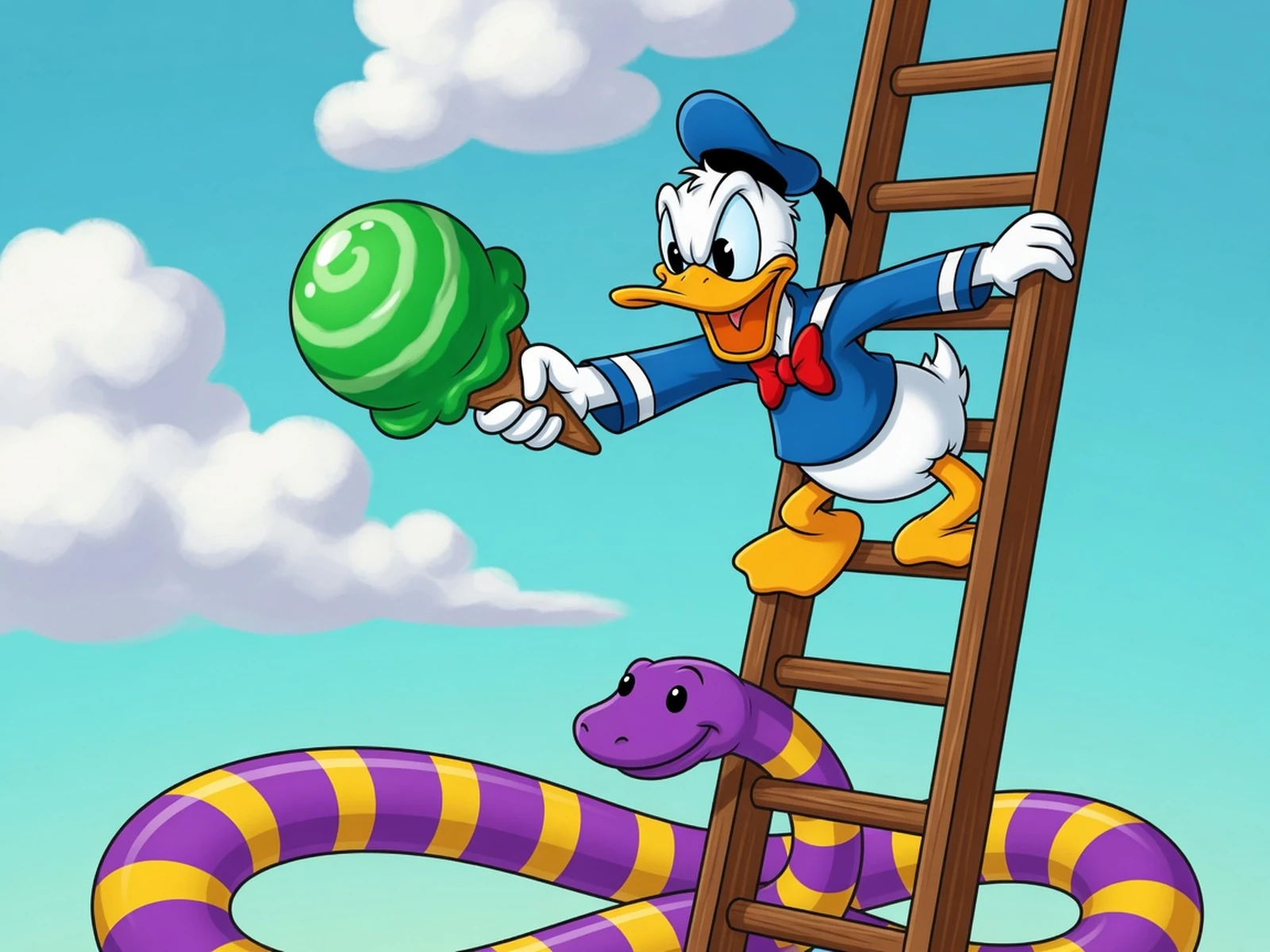 Donald Scoops'n Ladders Icon