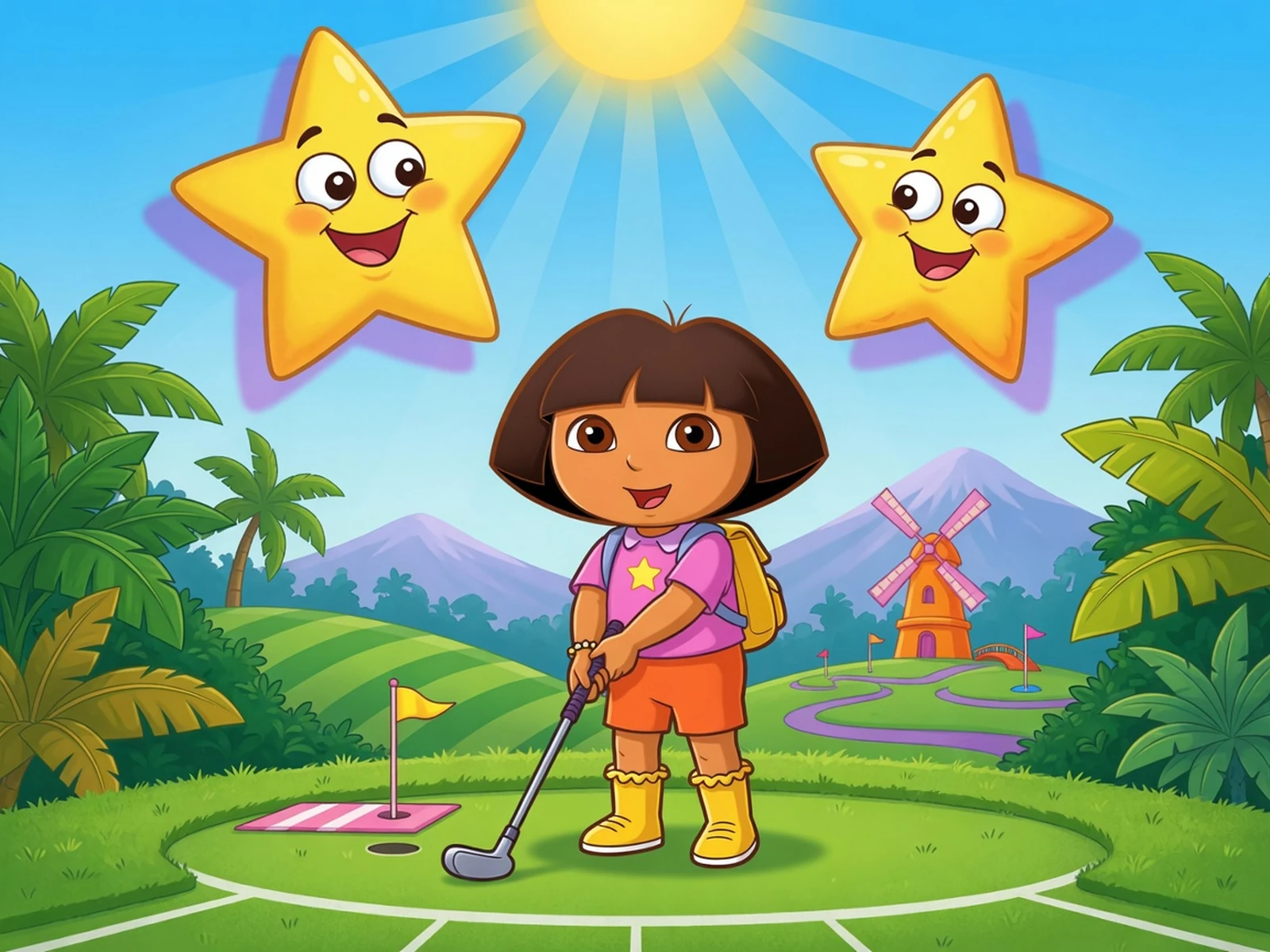 Dora the Explorer - Star Mountain Mini-Golf Icon