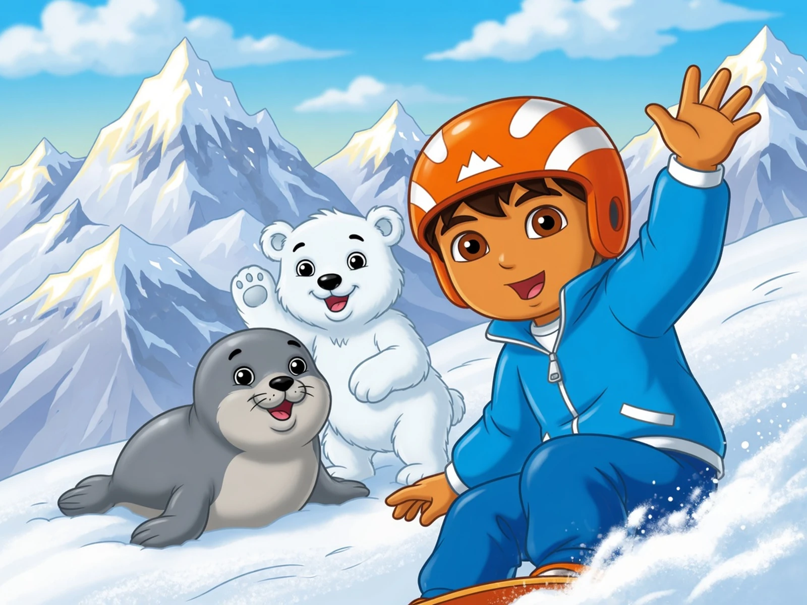 Go Diego Go - Snowboard Rescue Icon