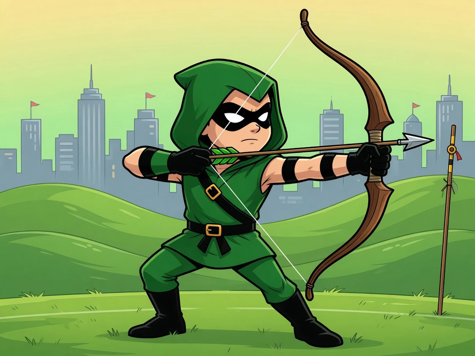 Play Green Arrow - Training Academy