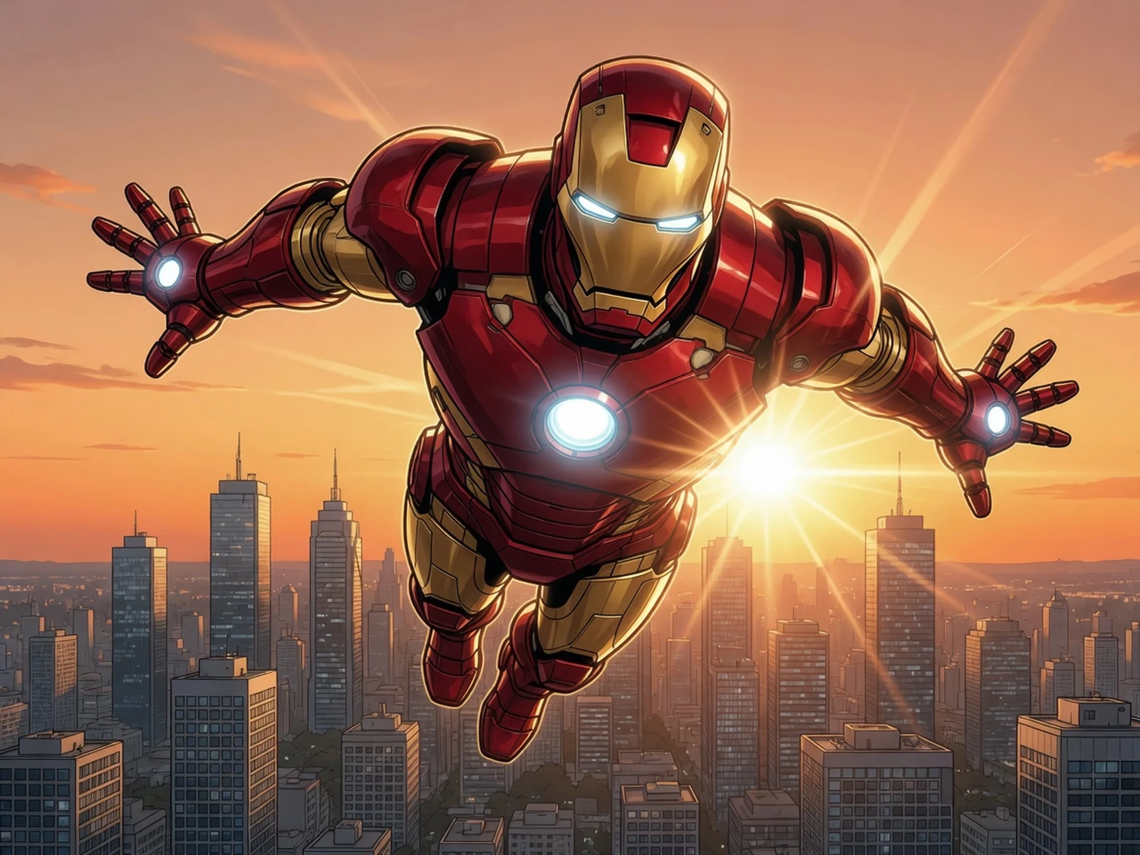Play Iron Man - City Flight