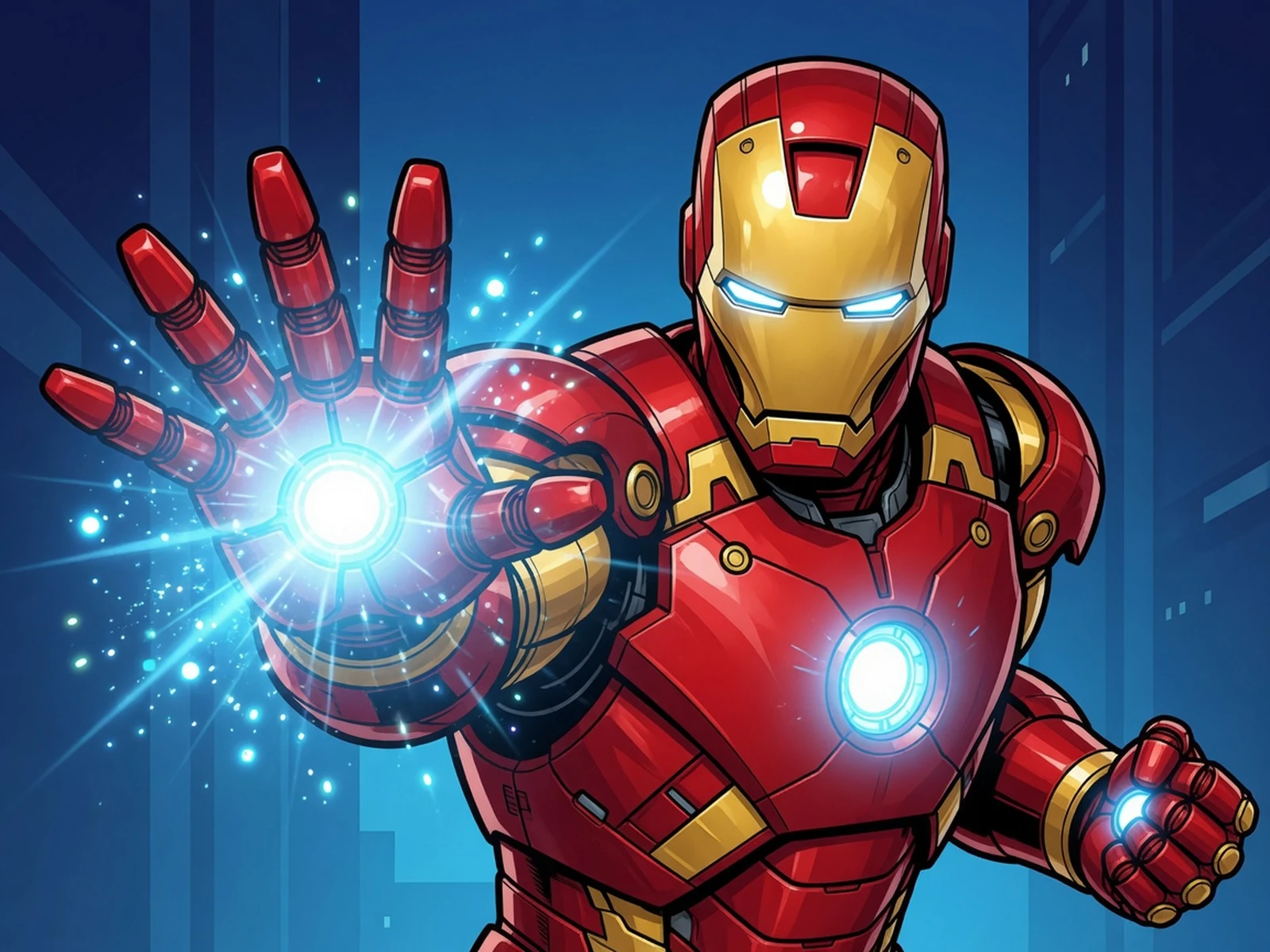 Iron Man - Repulsor Blast Test Icon