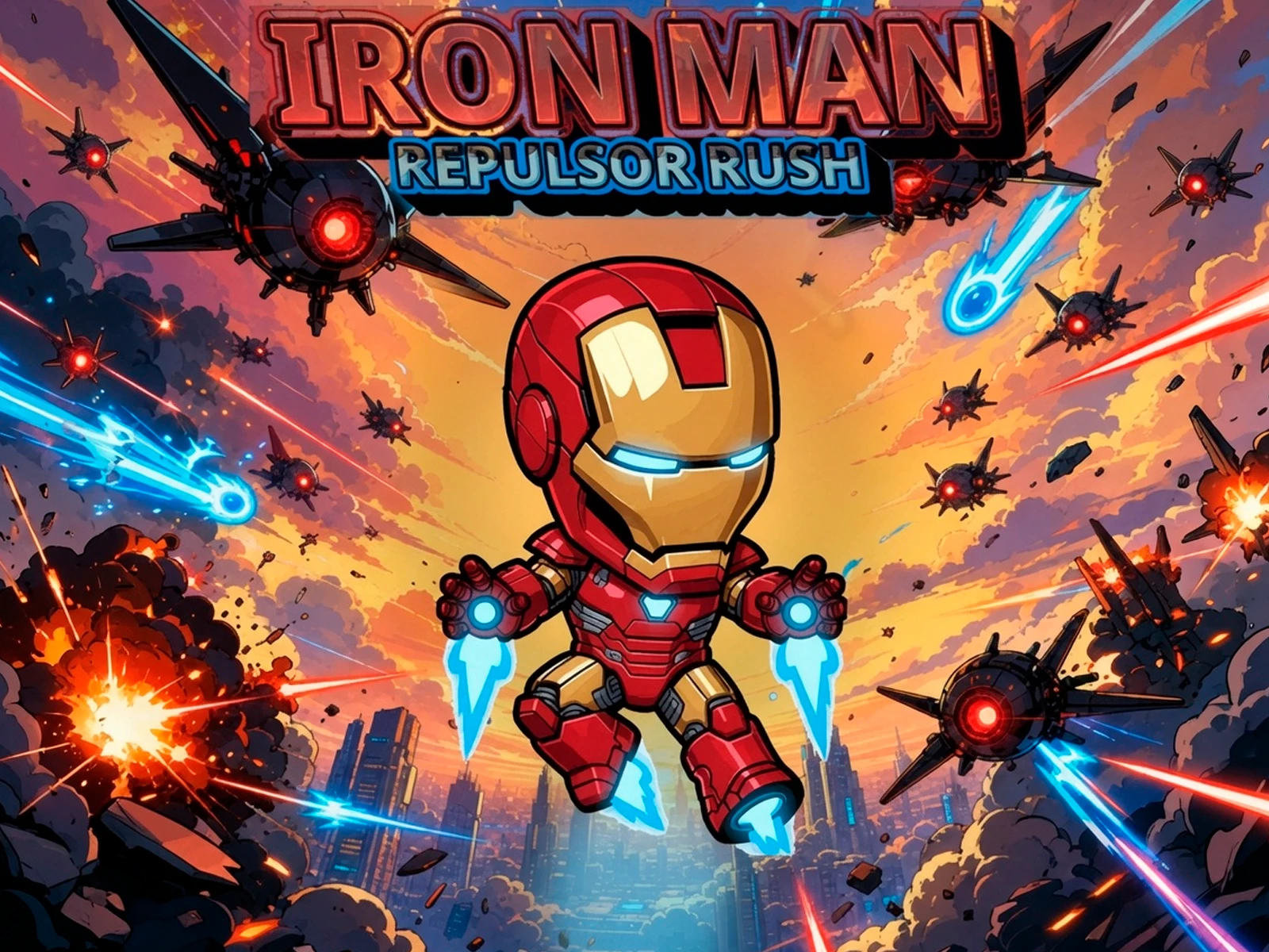 Play Iron Man: Repulsor Rush