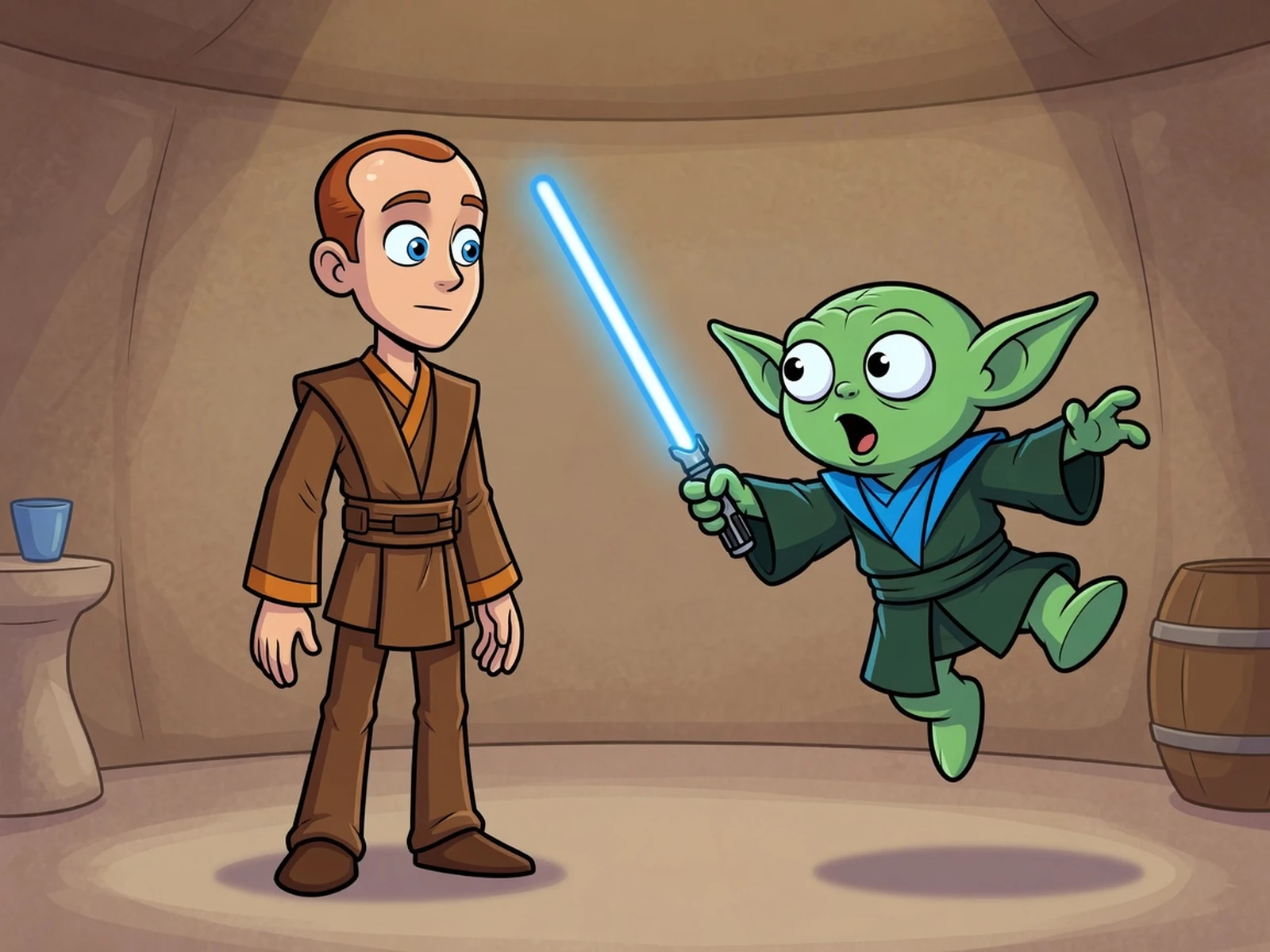 Play Jedi Training - Animation