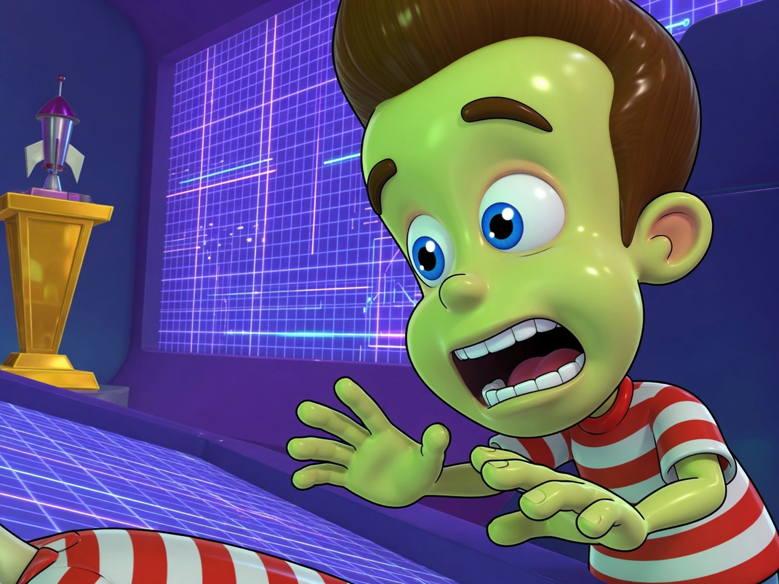 Play Jimmy Neutron - Alien Invasion