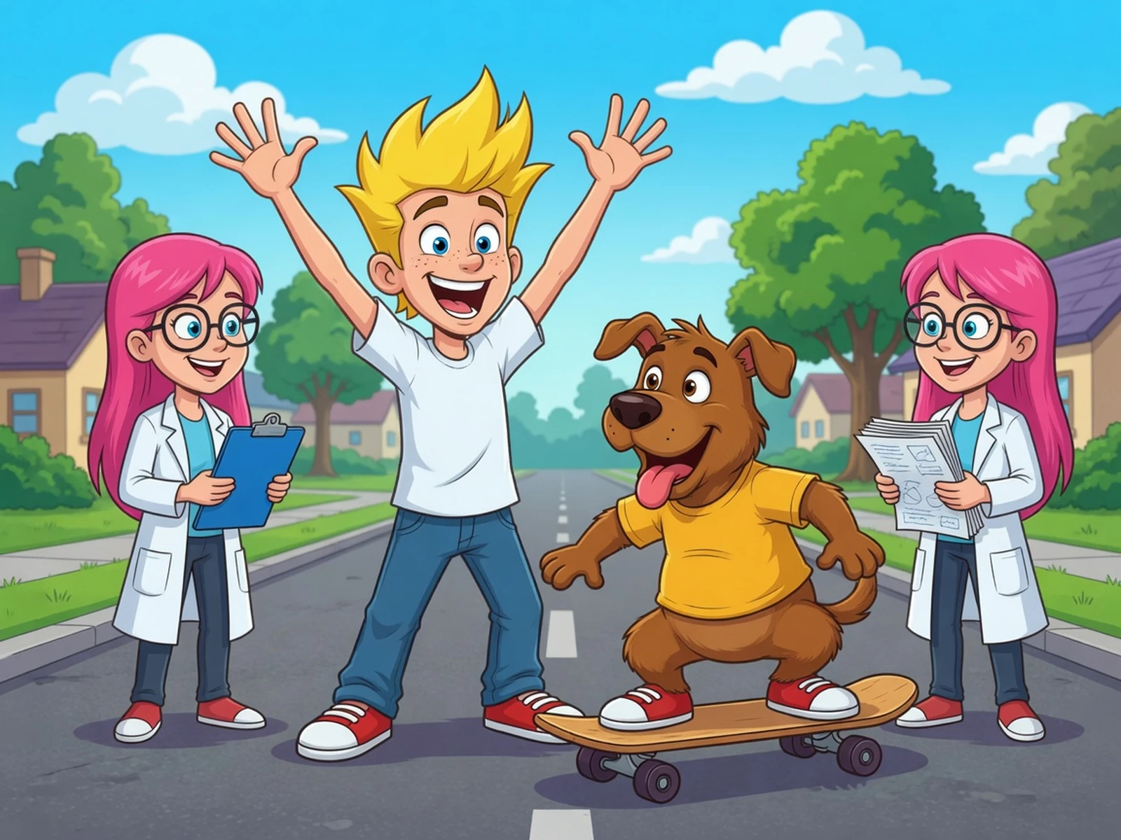 Johnny Test - Street Skate Race Icon