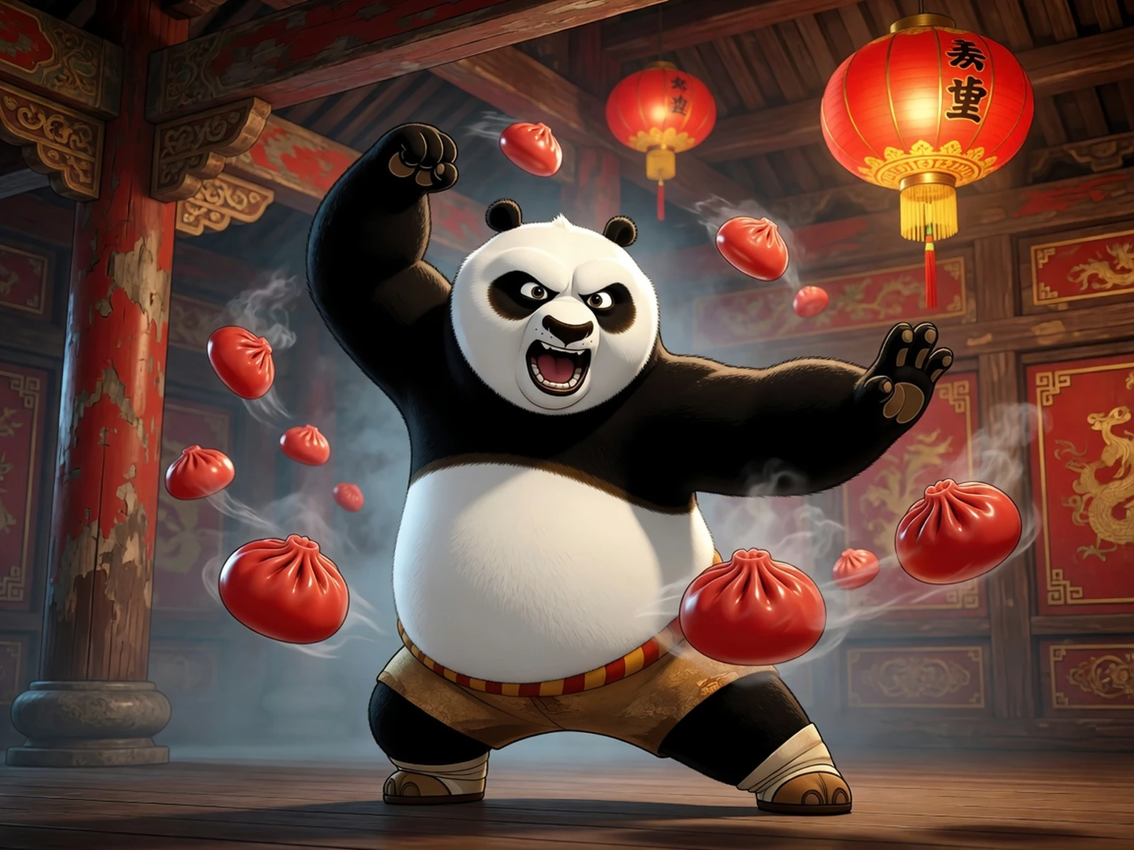 Play Kung Fu Panda 2 - Dumpling Warrior