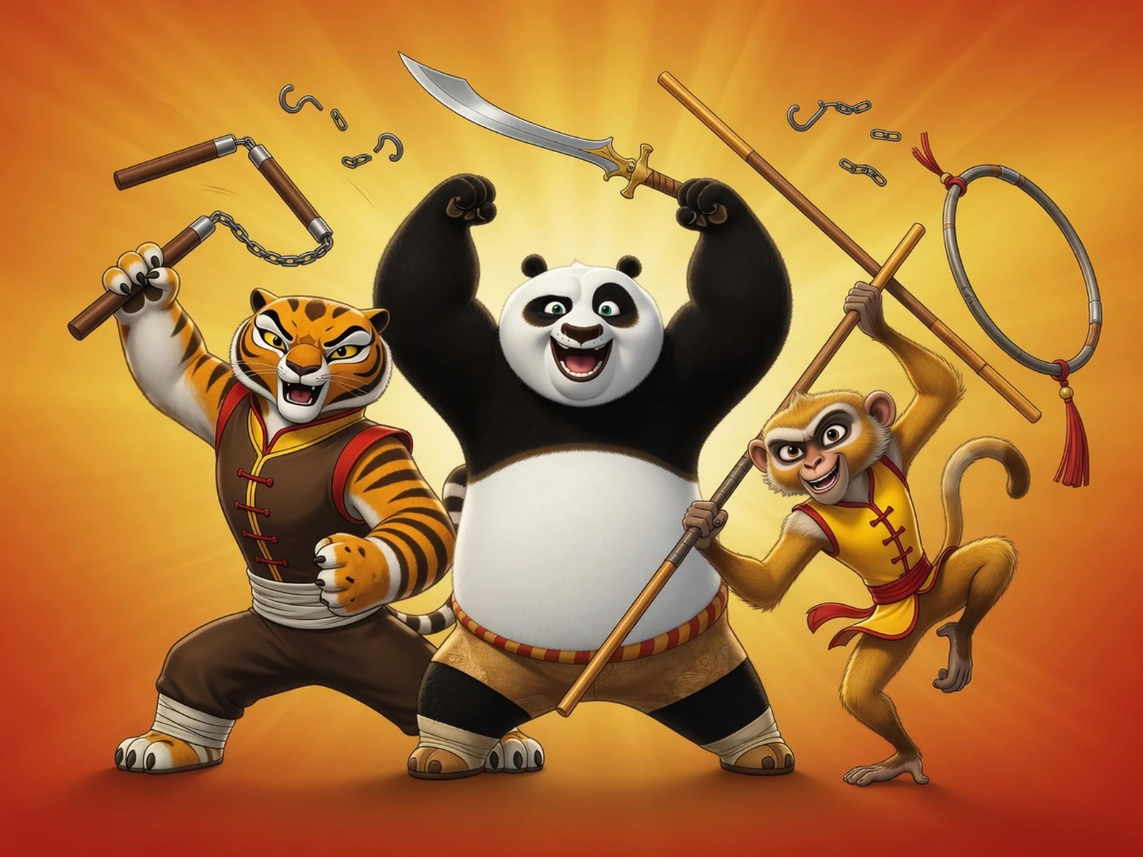 Play Kung Fu Panda - HangMan