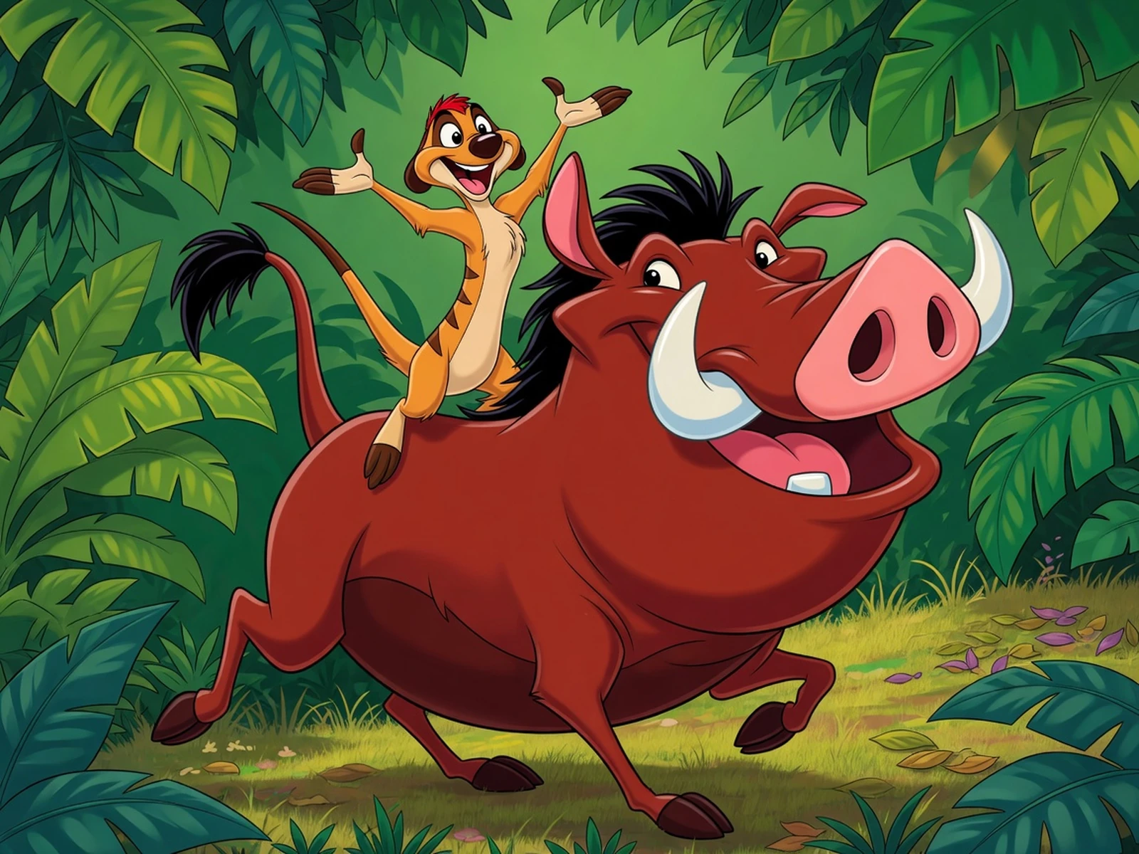 Lion King - Timon and Pumbaa - Bug Blaster Icon