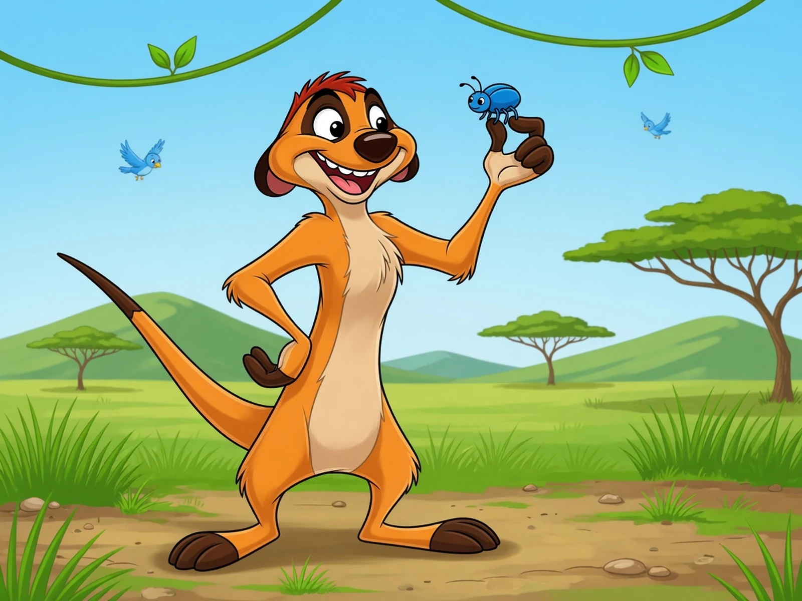 Play Lion King - Timon and Pumbaa - BugTrapper