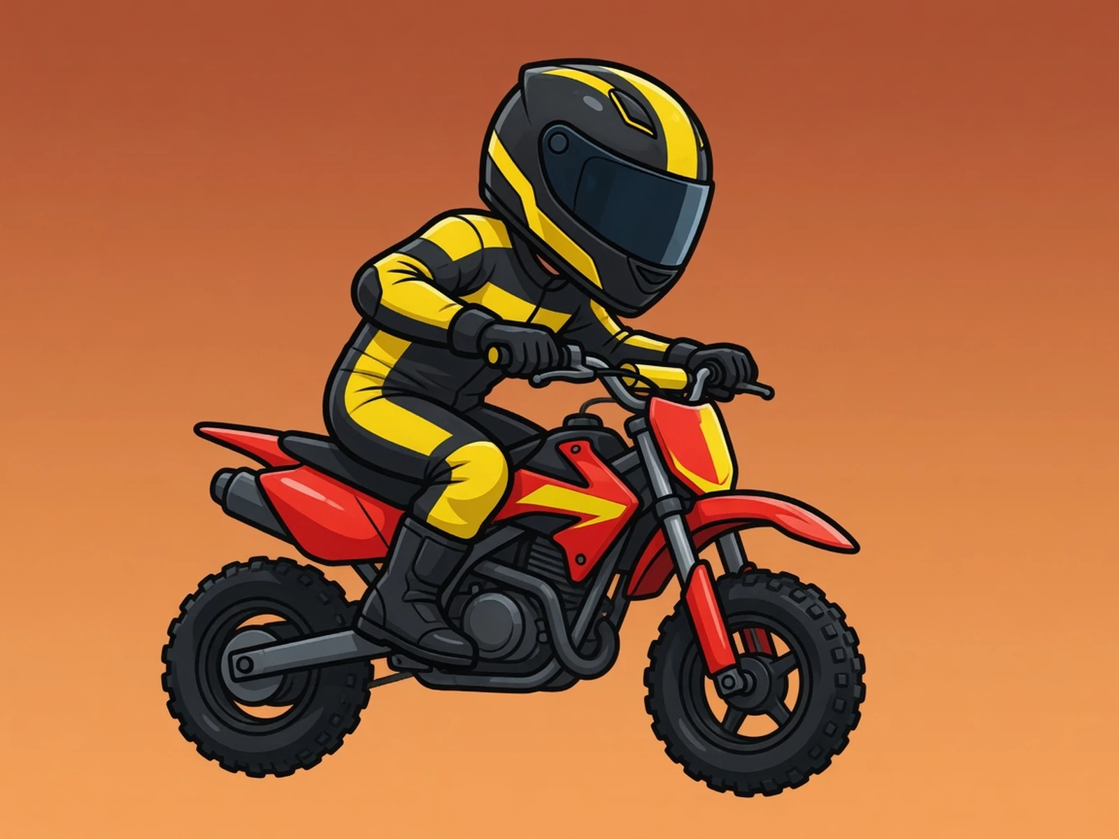 Mini Dirt Bike Icon