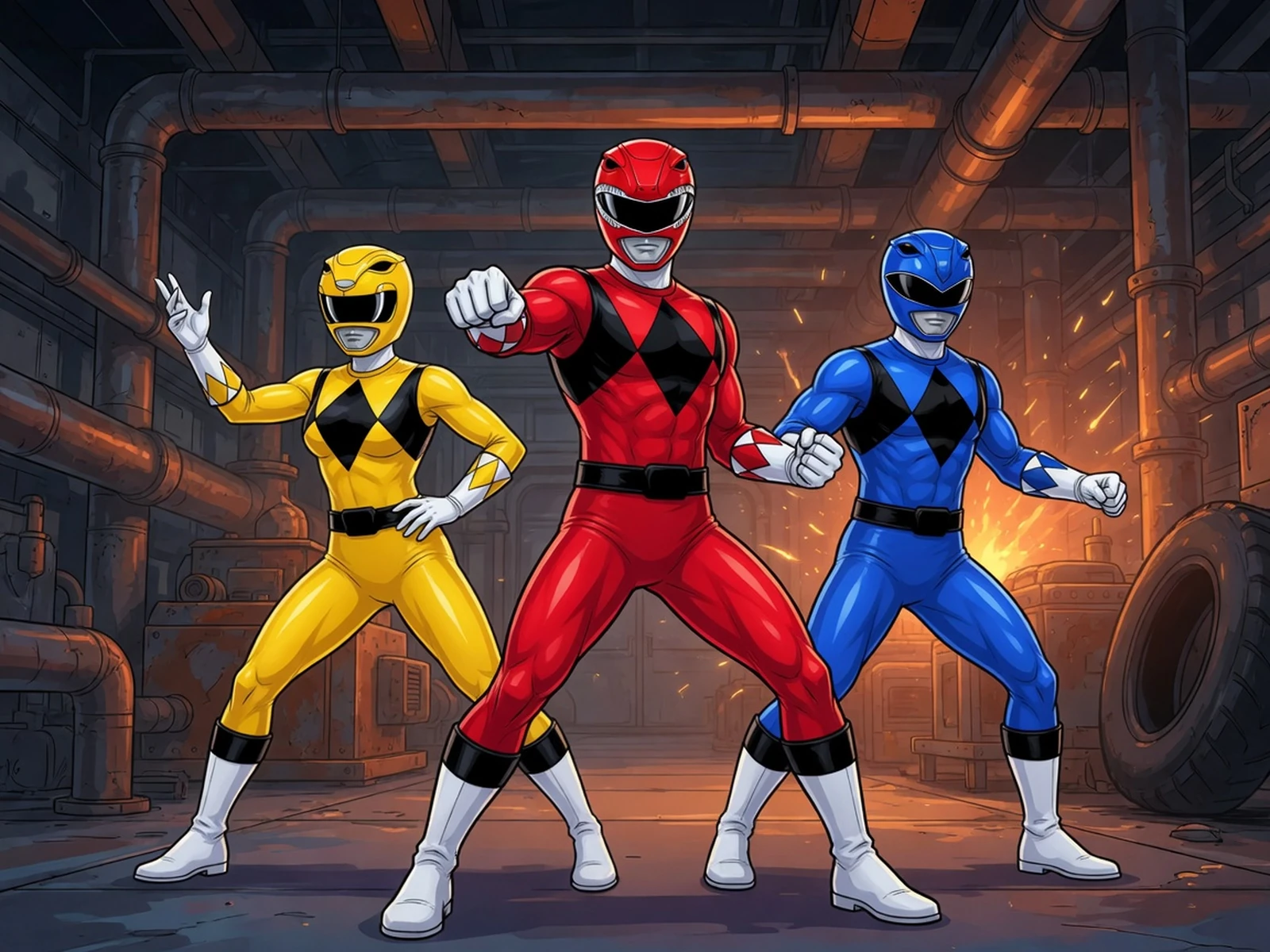 Power Rangers - Red Hot Rescue Icon