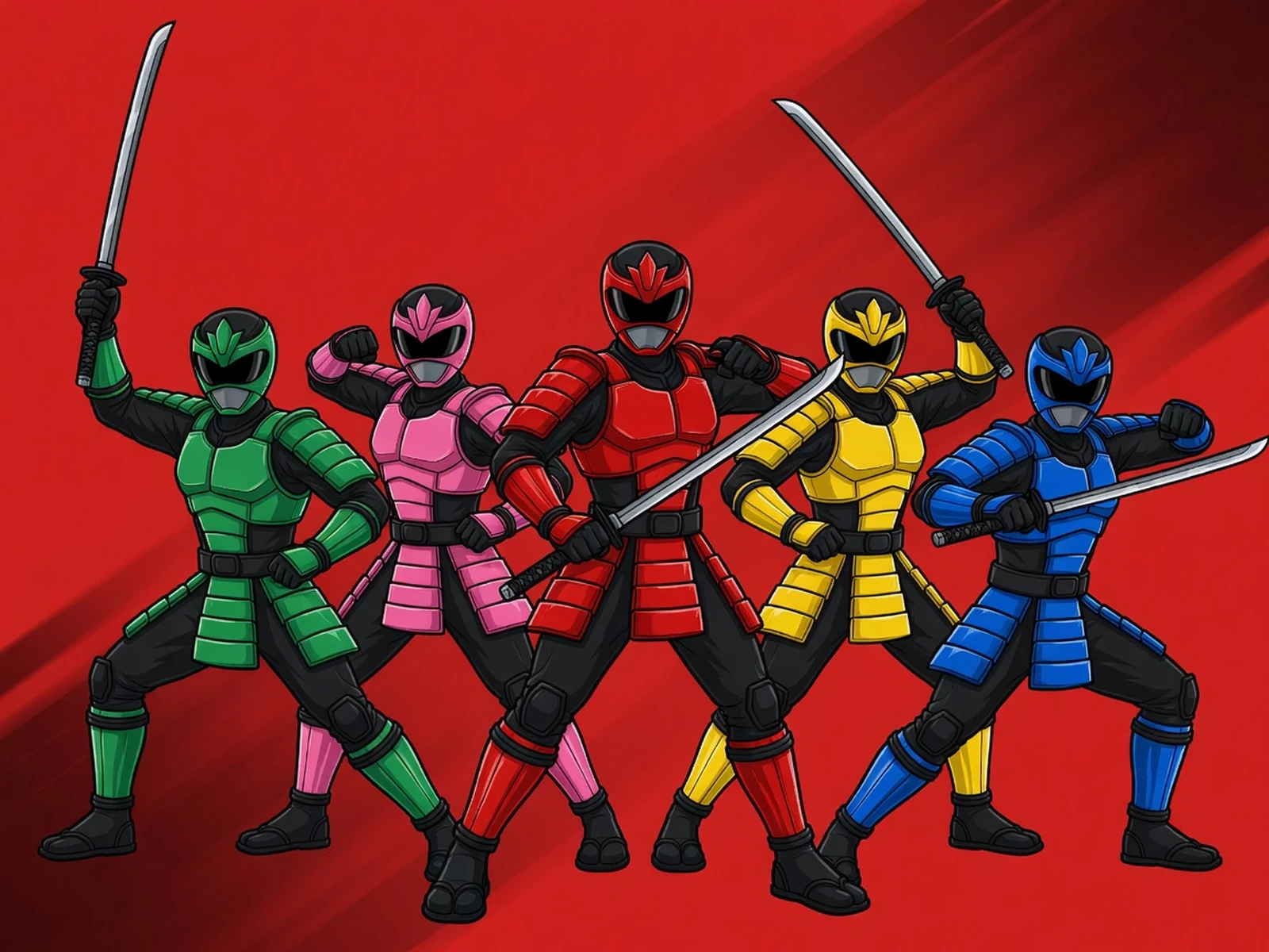 Play Power Rangers Samurai - Rangers Together - Samurai Forever