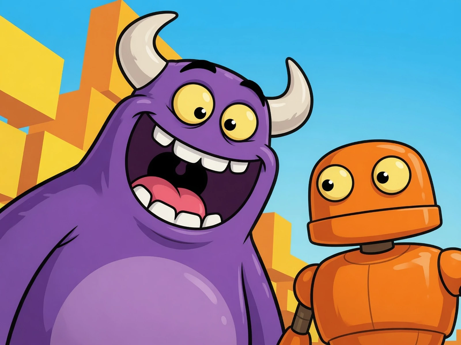 Robot & Monster - Come Out, Come Out, Wherever You Marf! Icon