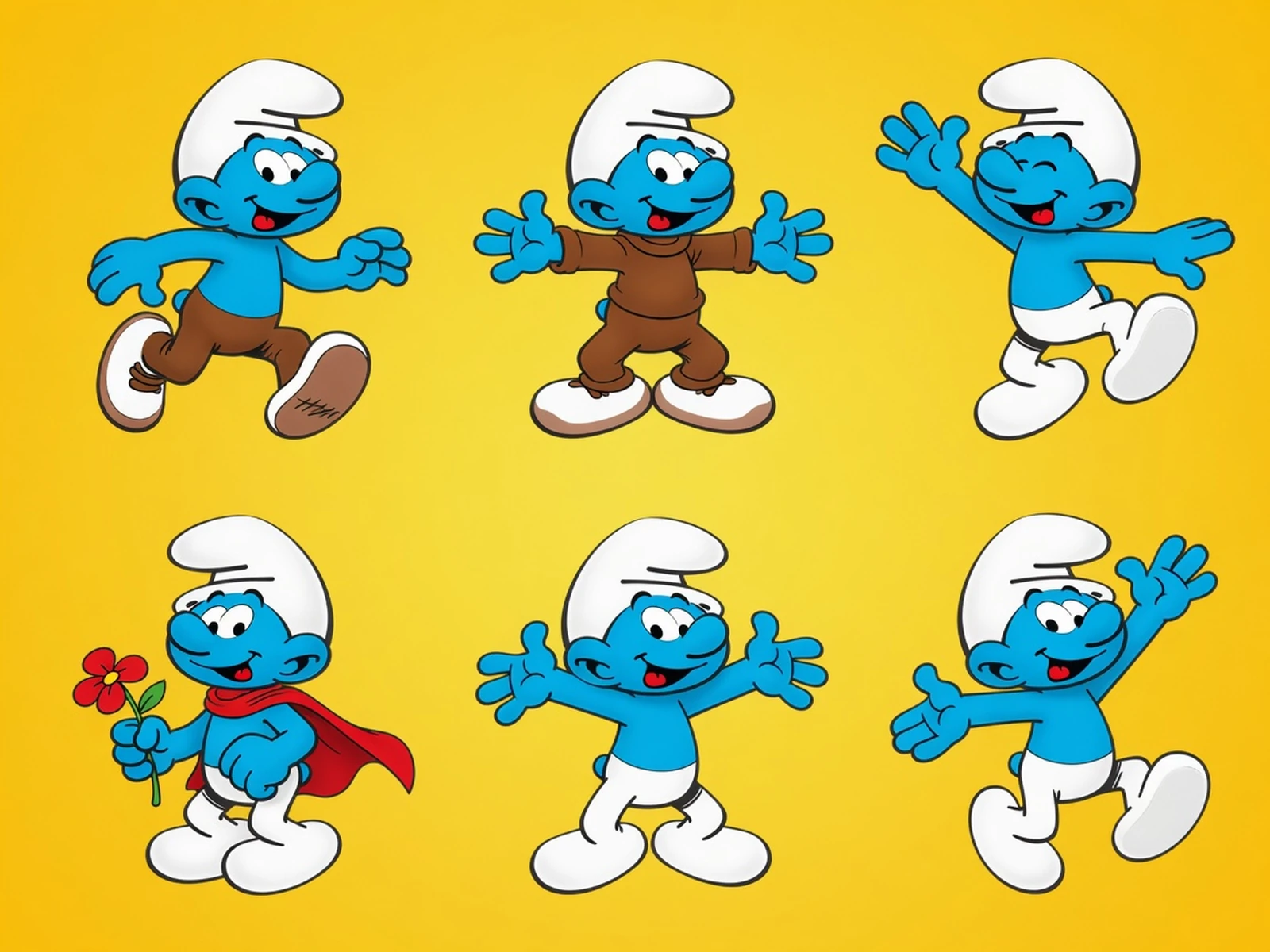Play Smurfs' Sport Pairs