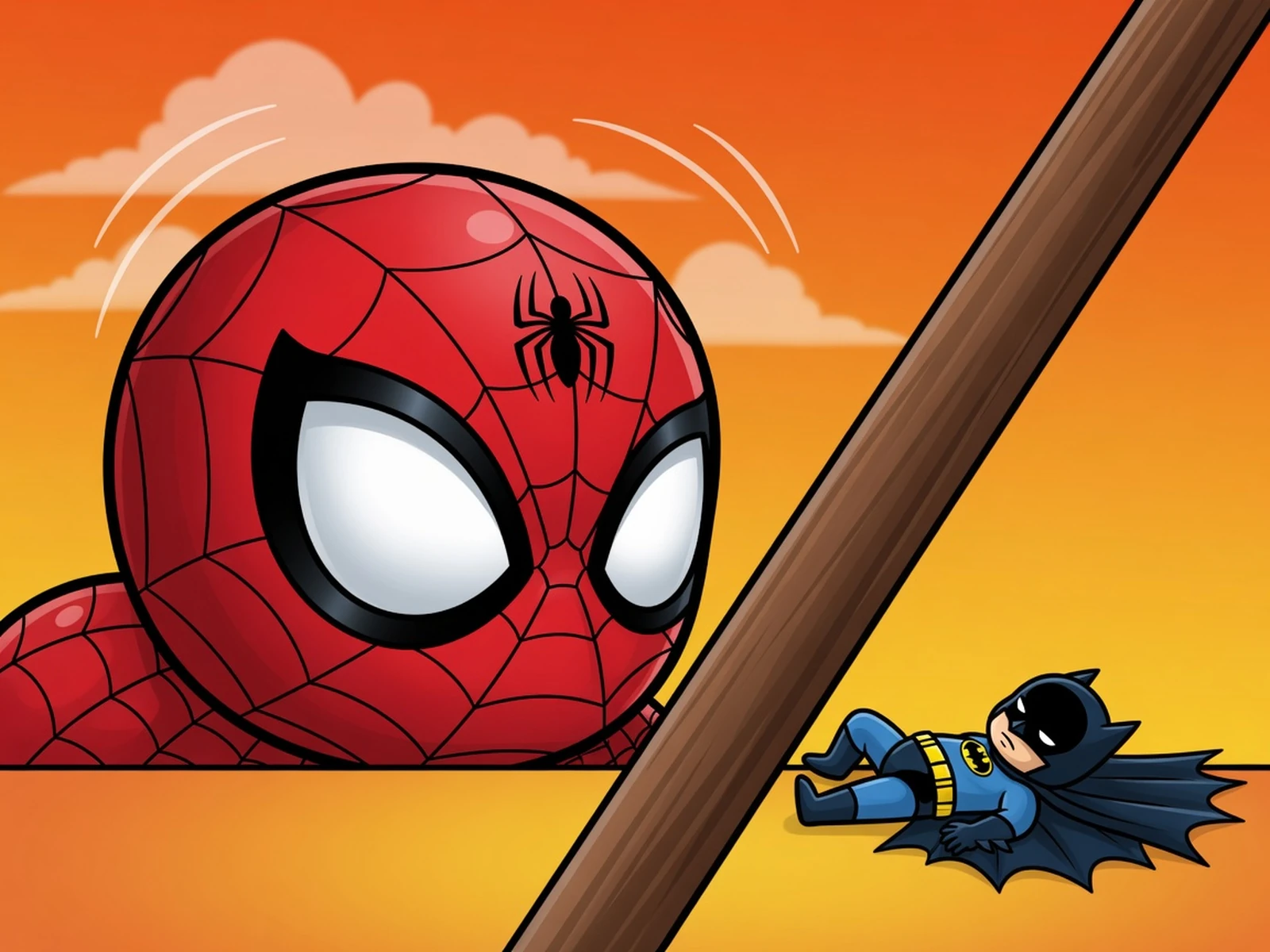 Play Spiderman and Batman