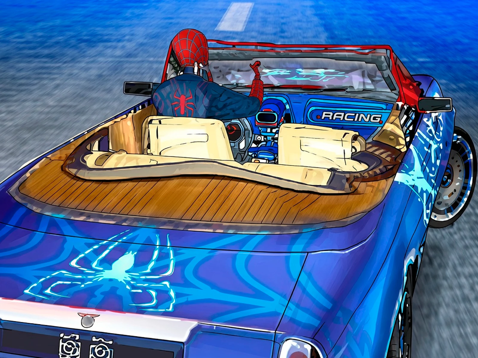 Spiderman Racing 3D Icon