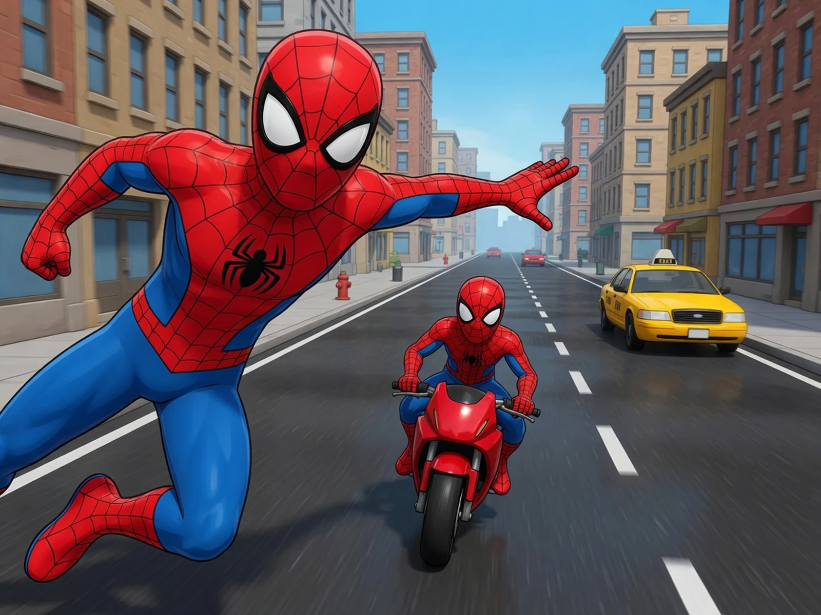 Play Spiderman - Ultimate Spider-Cycle