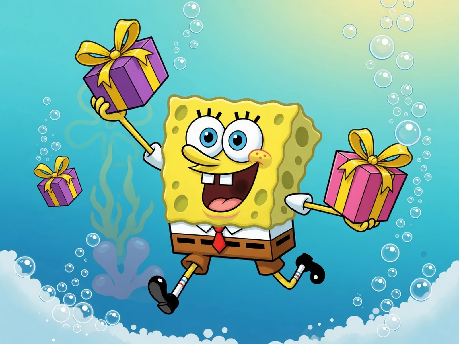 SpongeBob - Gift Lift Icon