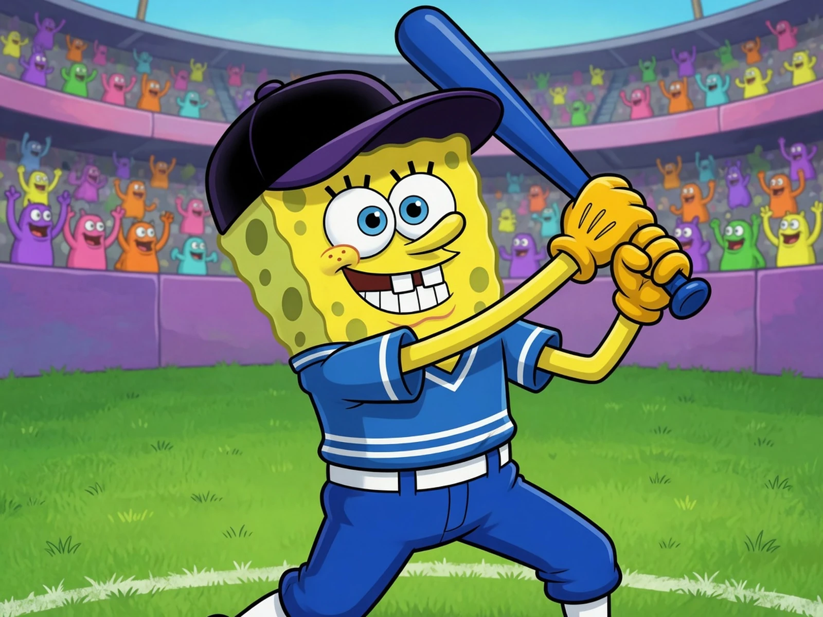 Play SpongeBob - Slamming Sluggers