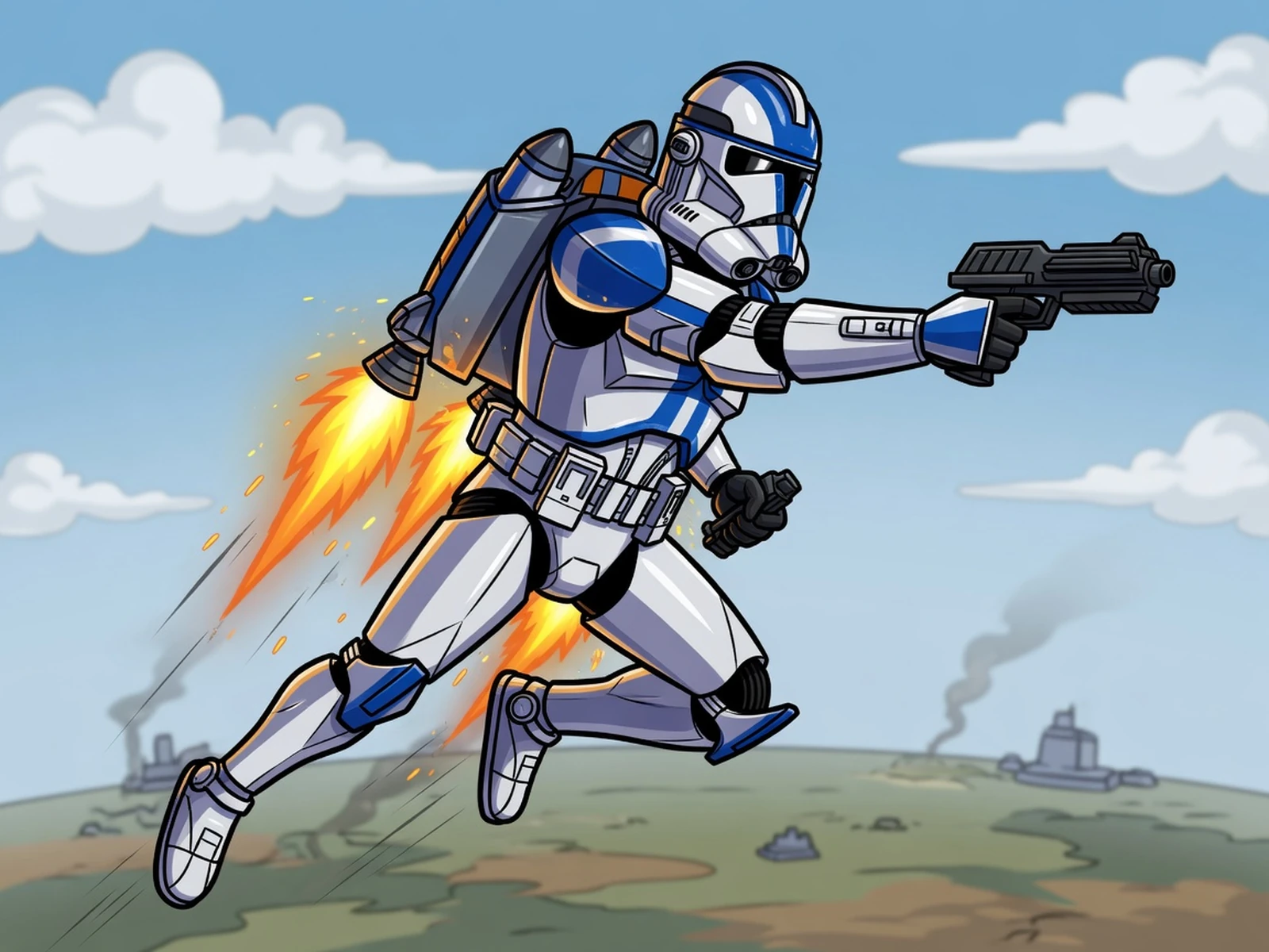 Play Star Wars - Jetpack Trooper