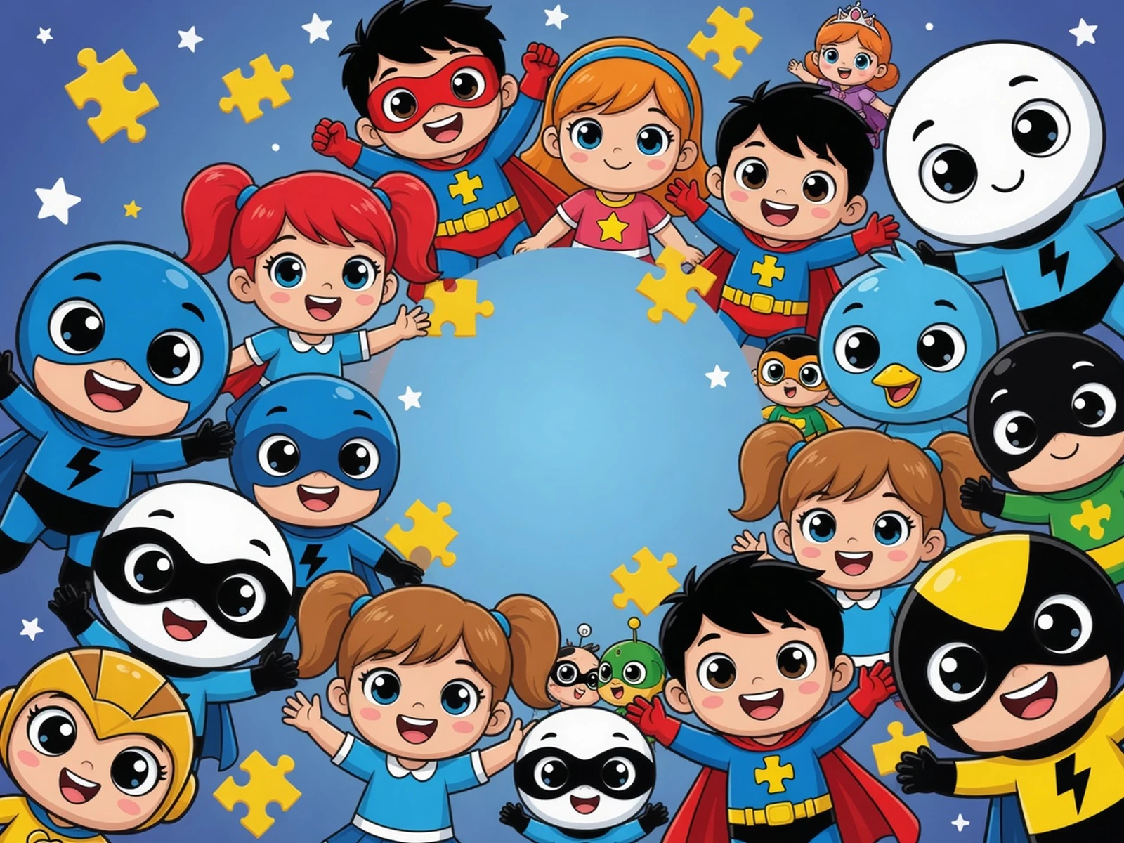 Super Mini Puzzle Heroes Multiplayer Icon