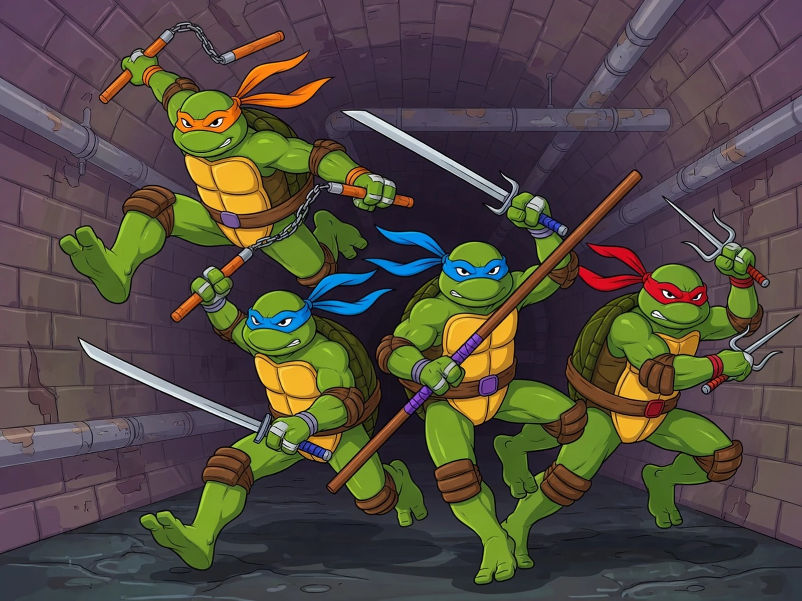 Play Teenage Mutant Ninja Turtles - Sewer Run
