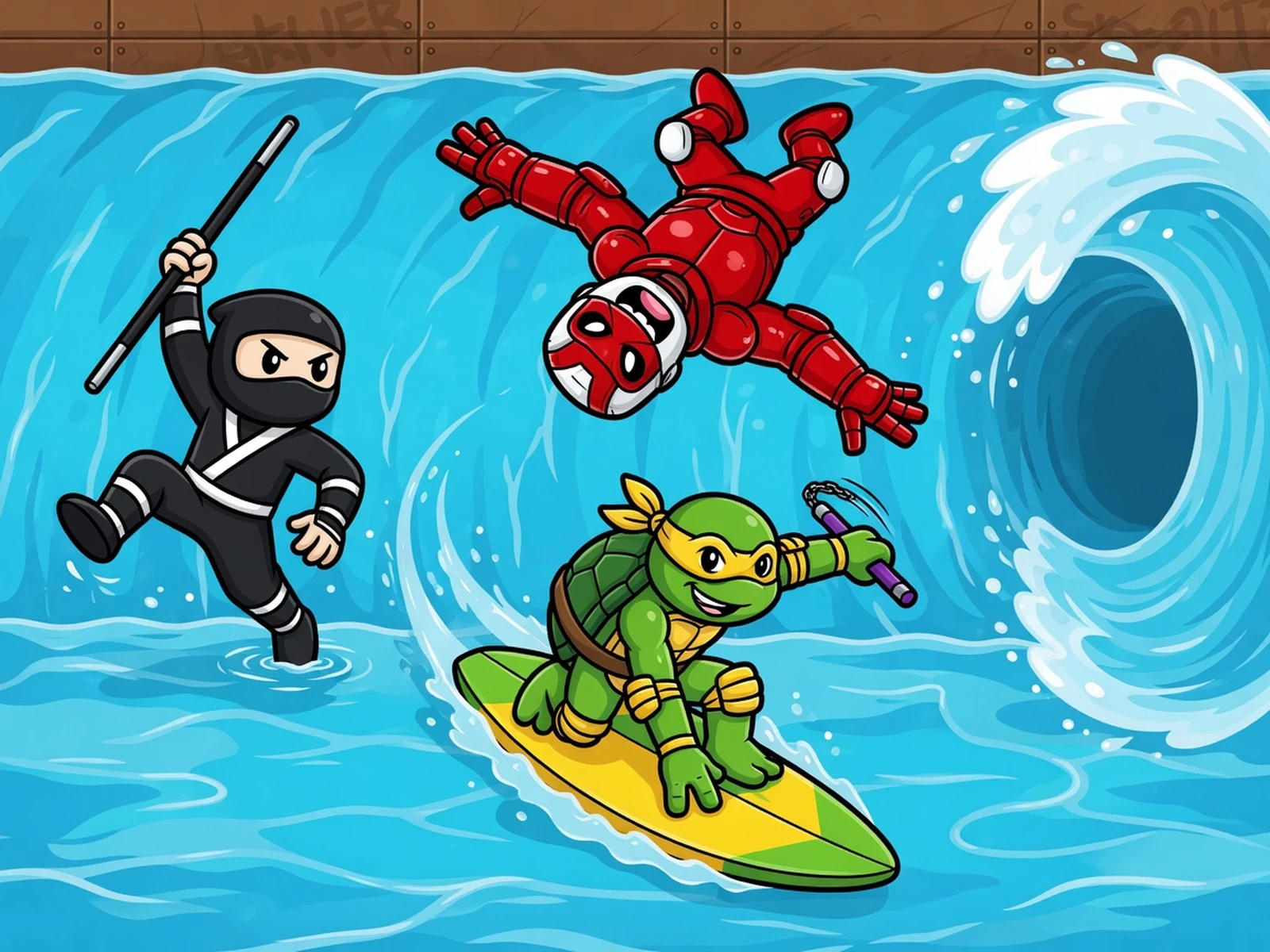 Teenage Mutant Ninja Turtles - Sewer Surf Showdown Icon