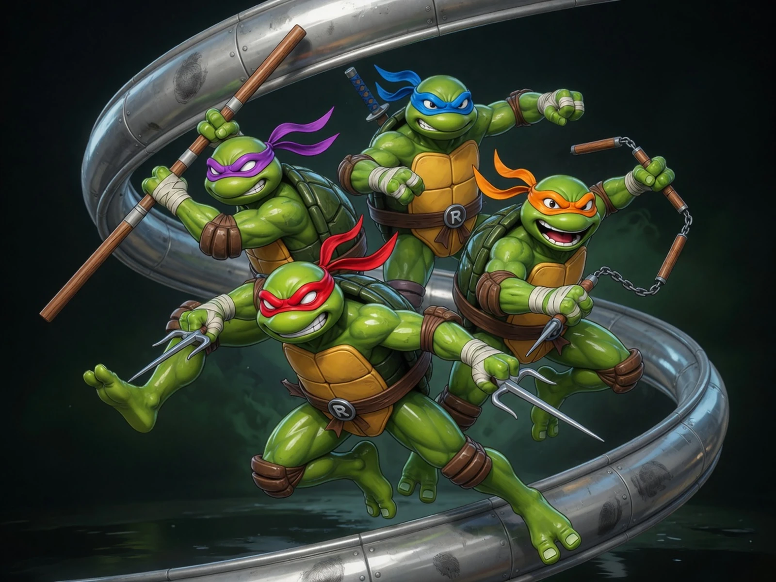 Teenage Mutant Ninja Turtles - Throw Back Icon