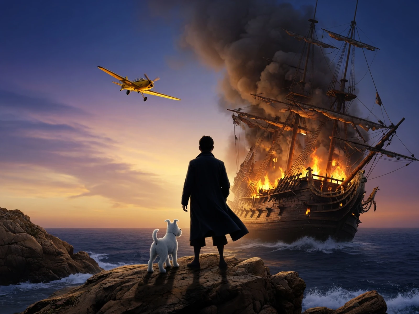 The Adventures of Tintin - The Secret of the Unicorn - Movie Trailer Icon