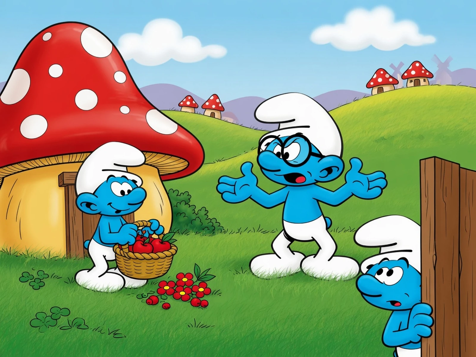 Play The Smurfs - Brainy's  Bad Day