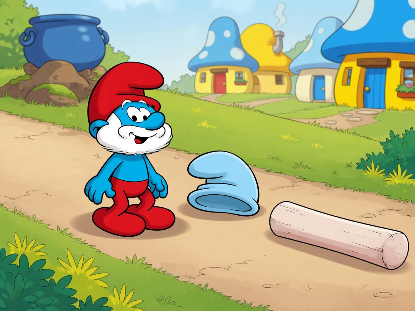 Play The Smurfs - Papa's Memory