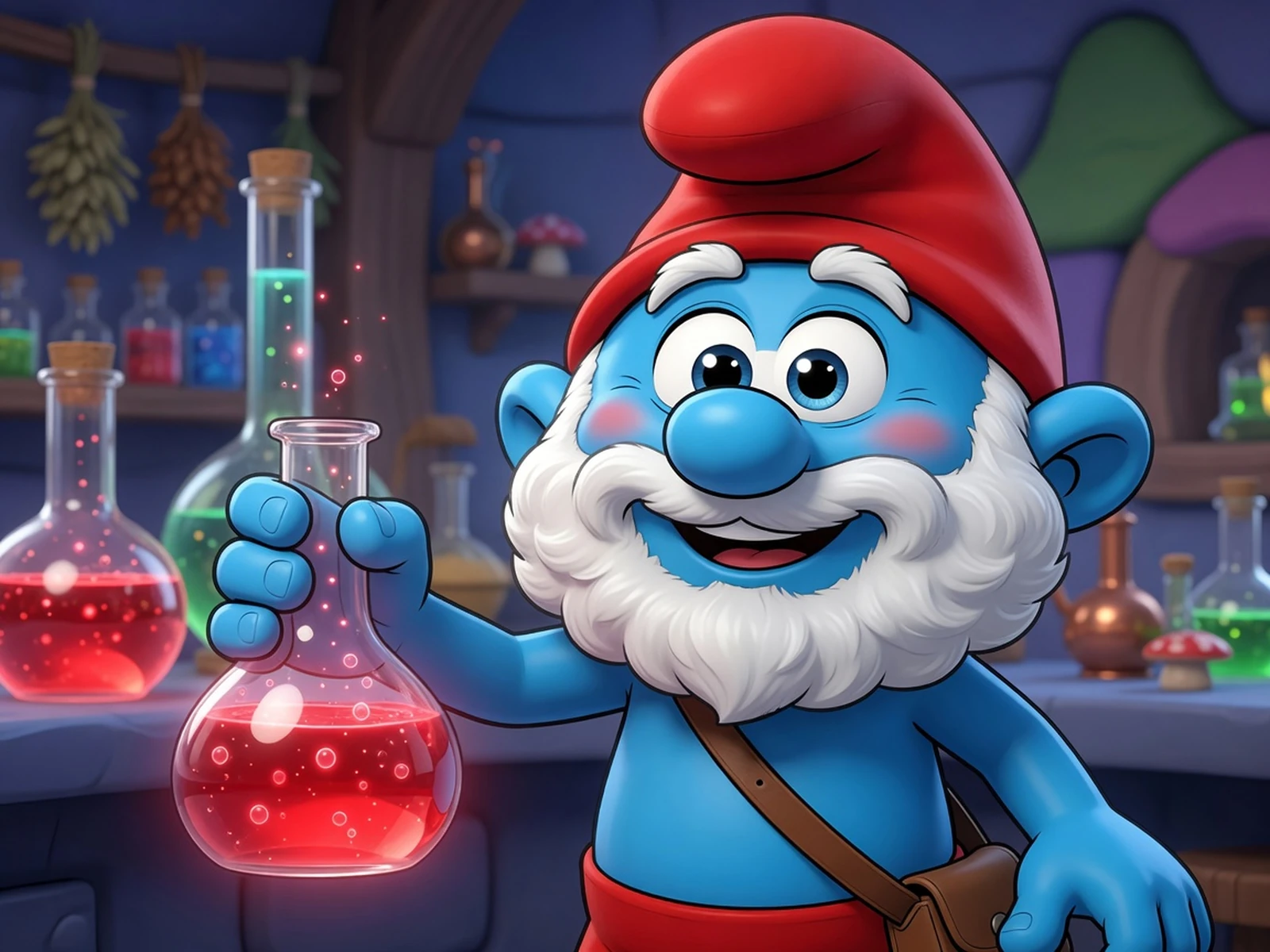 Play The Smurfs - Papa Smurf's Potion Commotion