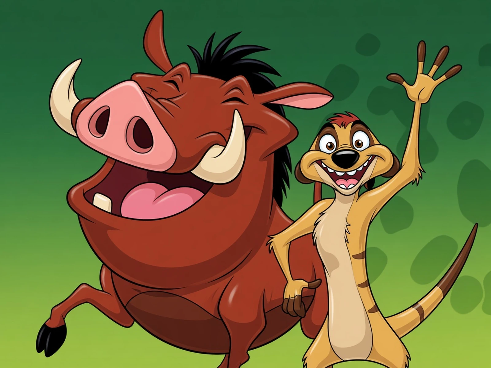 Timon and Pumbaa - Grub Ridin Icon
