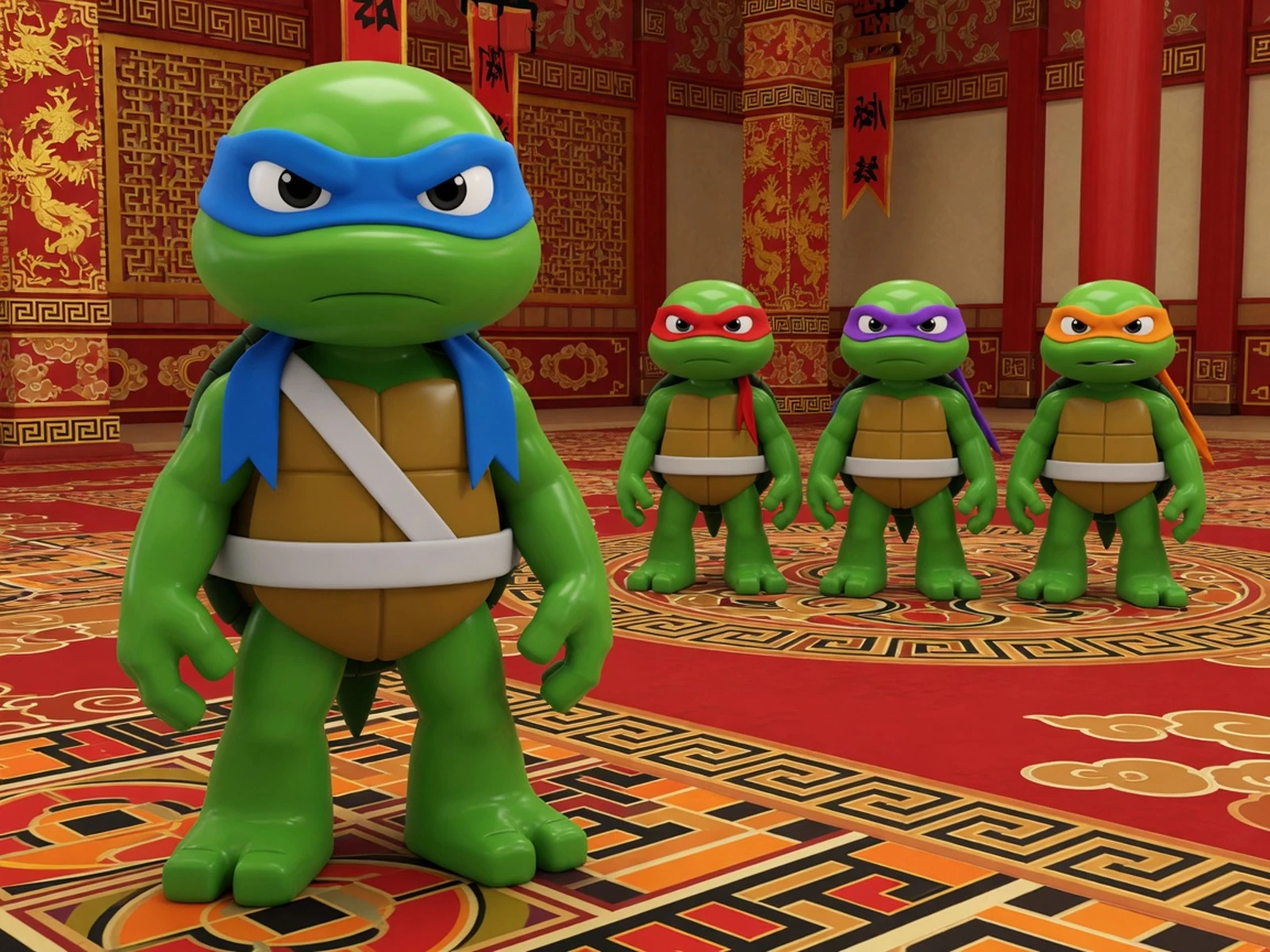 TMNT - Nija Training - Lego Icon