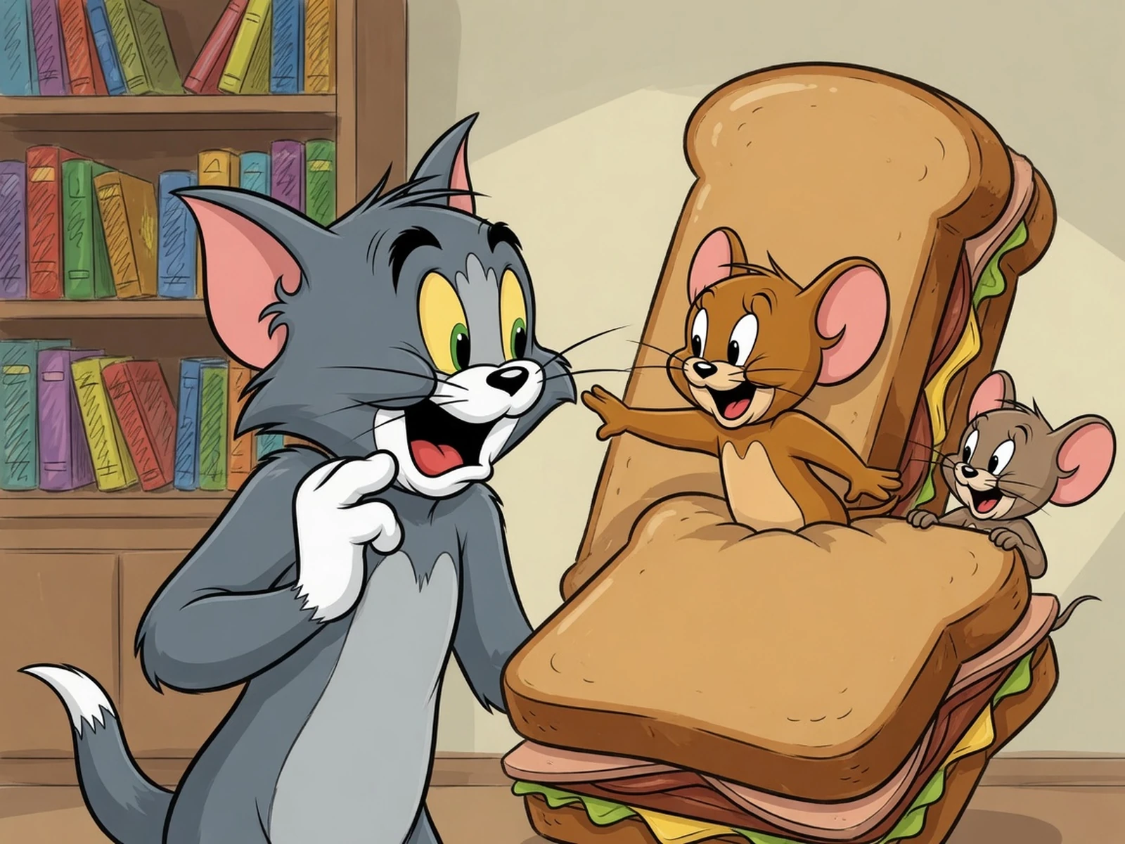 Tom and Jerry - Trap Sandwich Icon