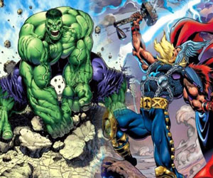 Hulk and Thor